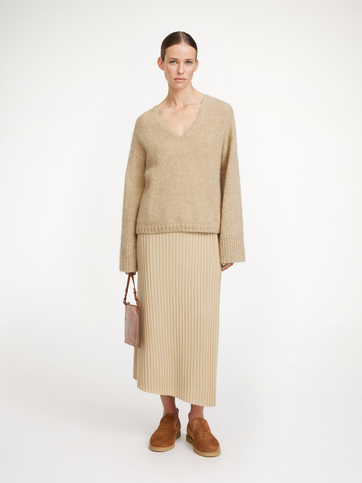 By Malene Birger Cimone Sweater Strickwaren Beige | AT_BB64382