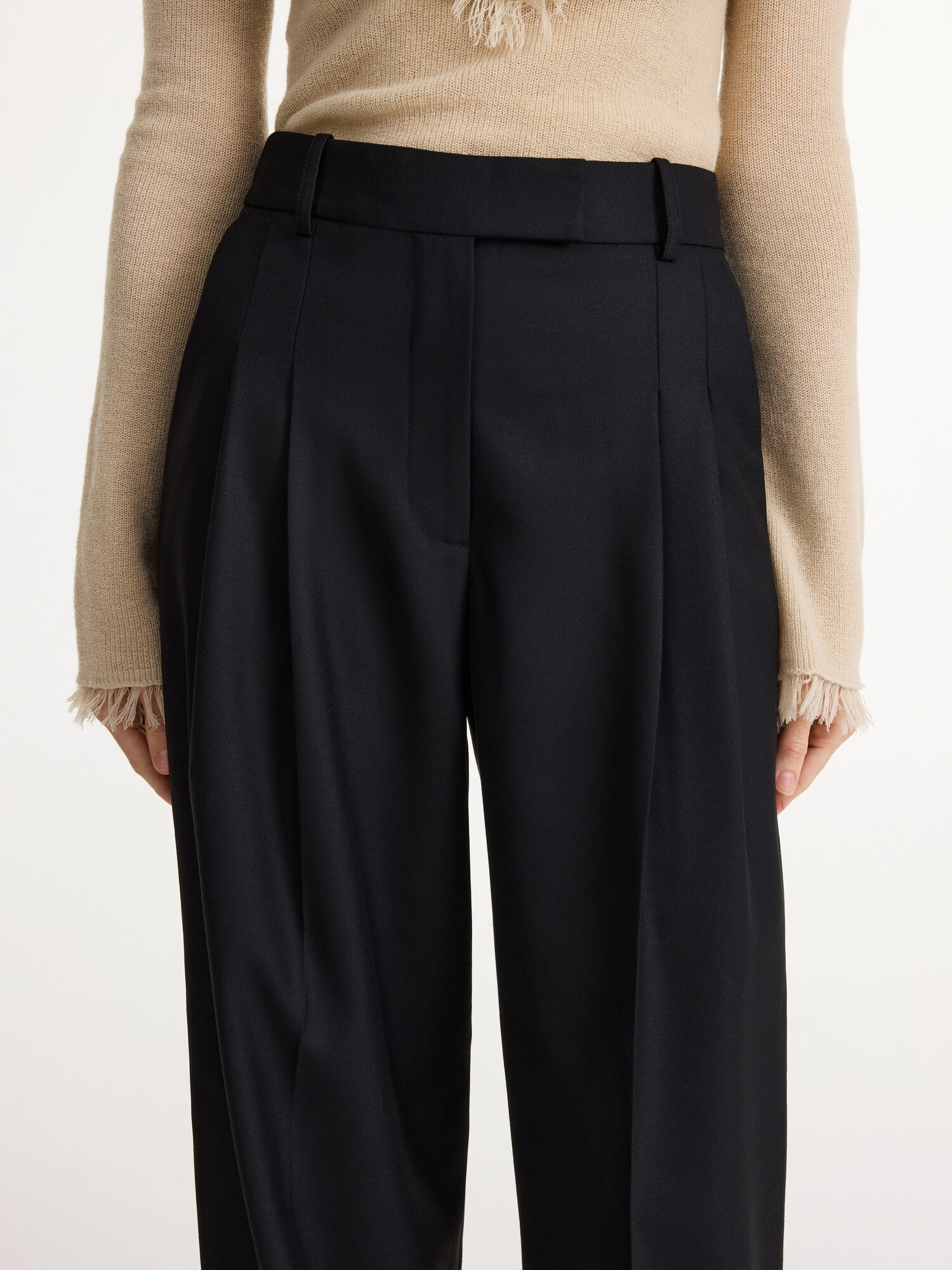 By Malene Birger Cymbaria High-waist Hosen Schwarz | AT_BB91316