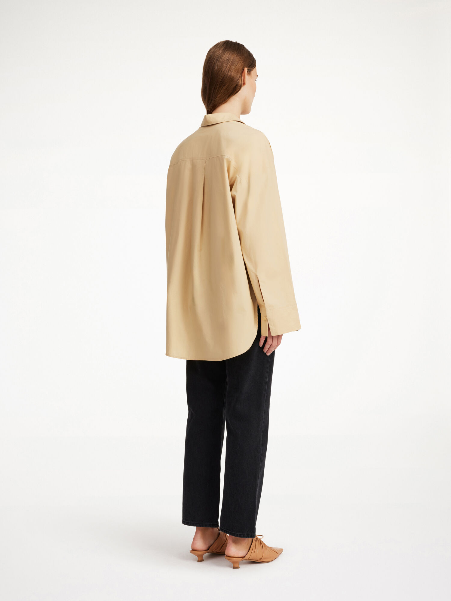 By Malene Birger Derris Organic Cotton Hemd Dunkel | AT_BB58023