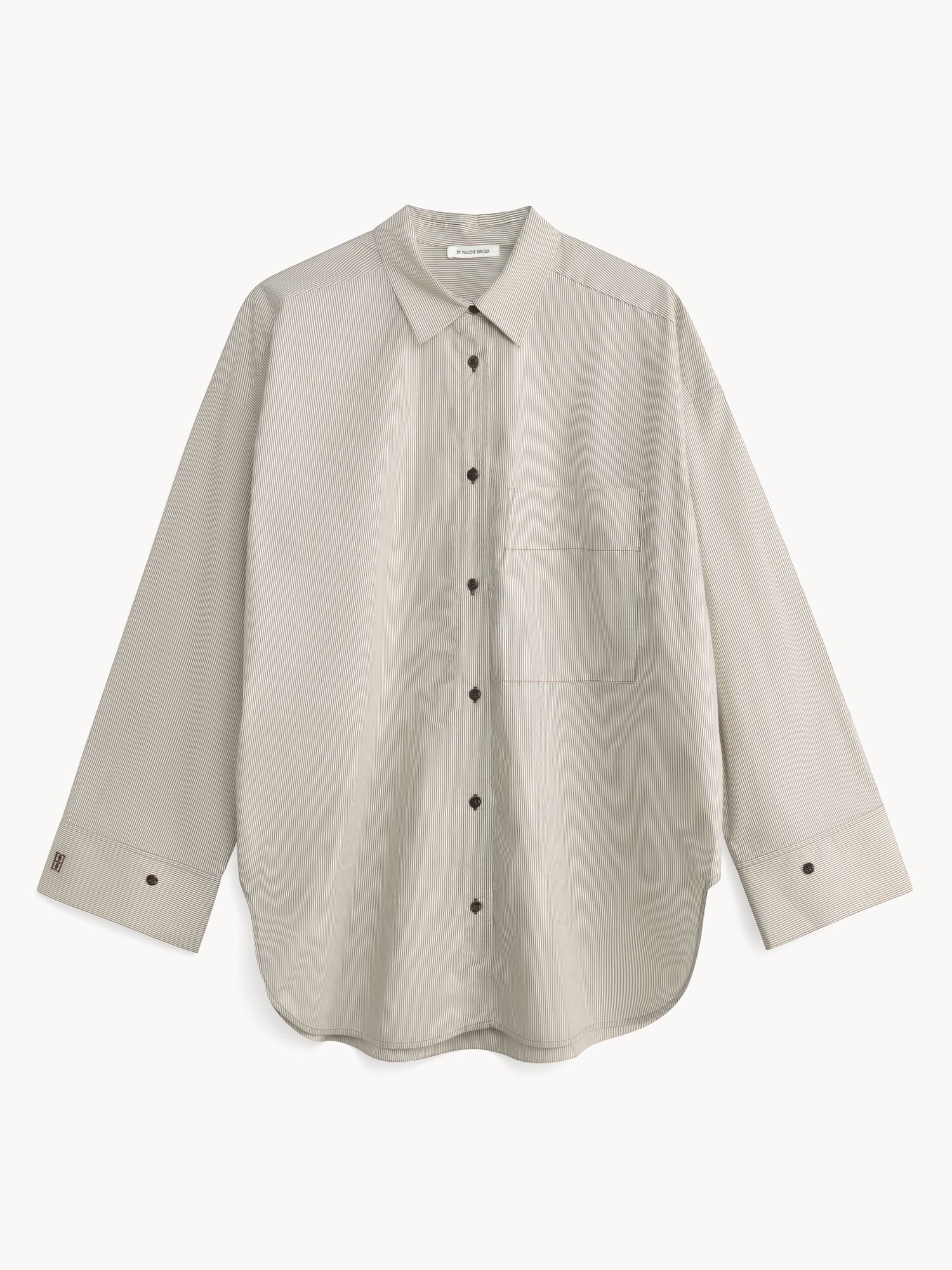 By Malene Birger Derris Organic Cotton Hemd Braun | AT_BB52398