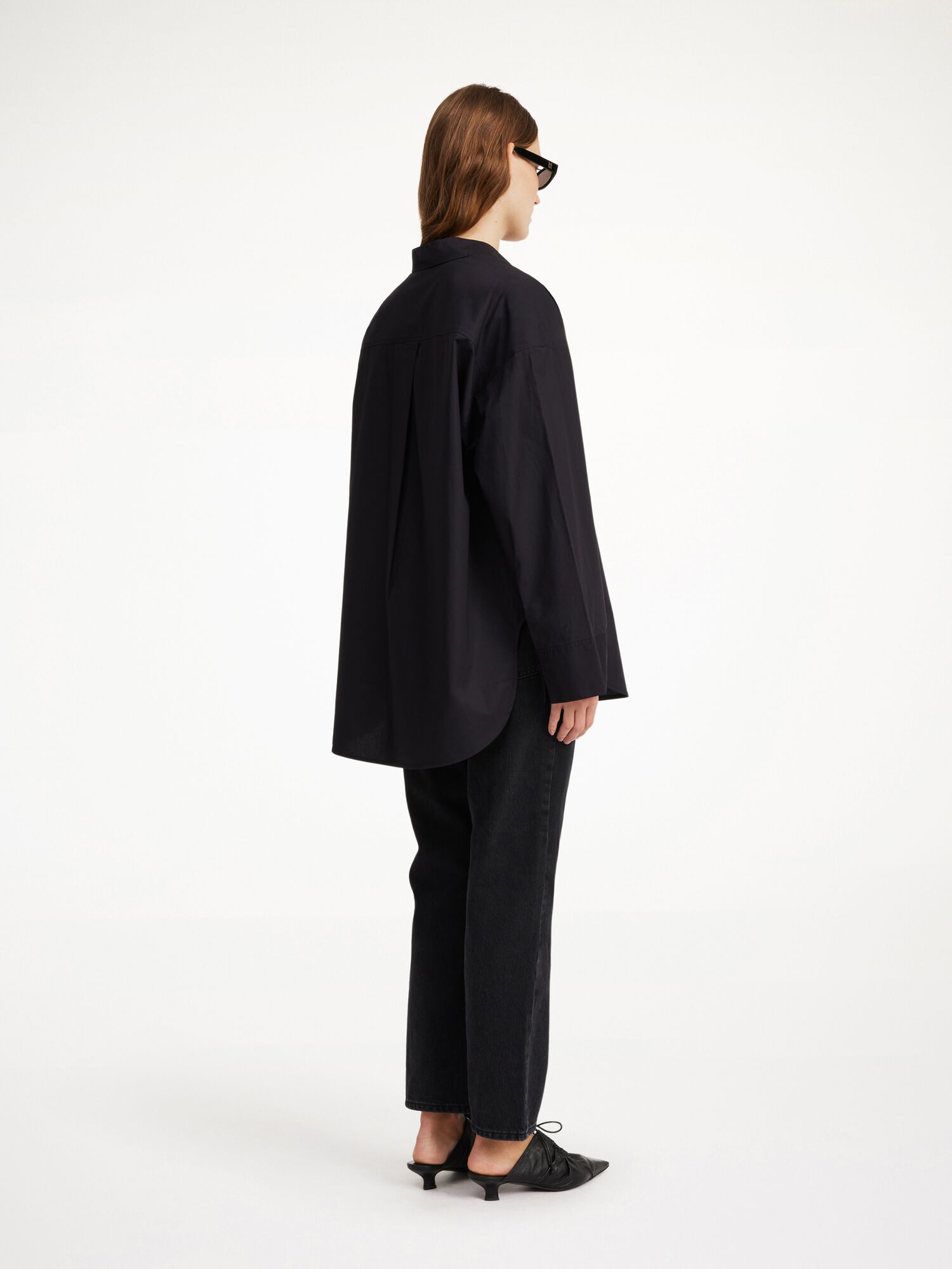 By Malene Birger Derris Organic Cotton Hemd Schwarz | AT_BB57001