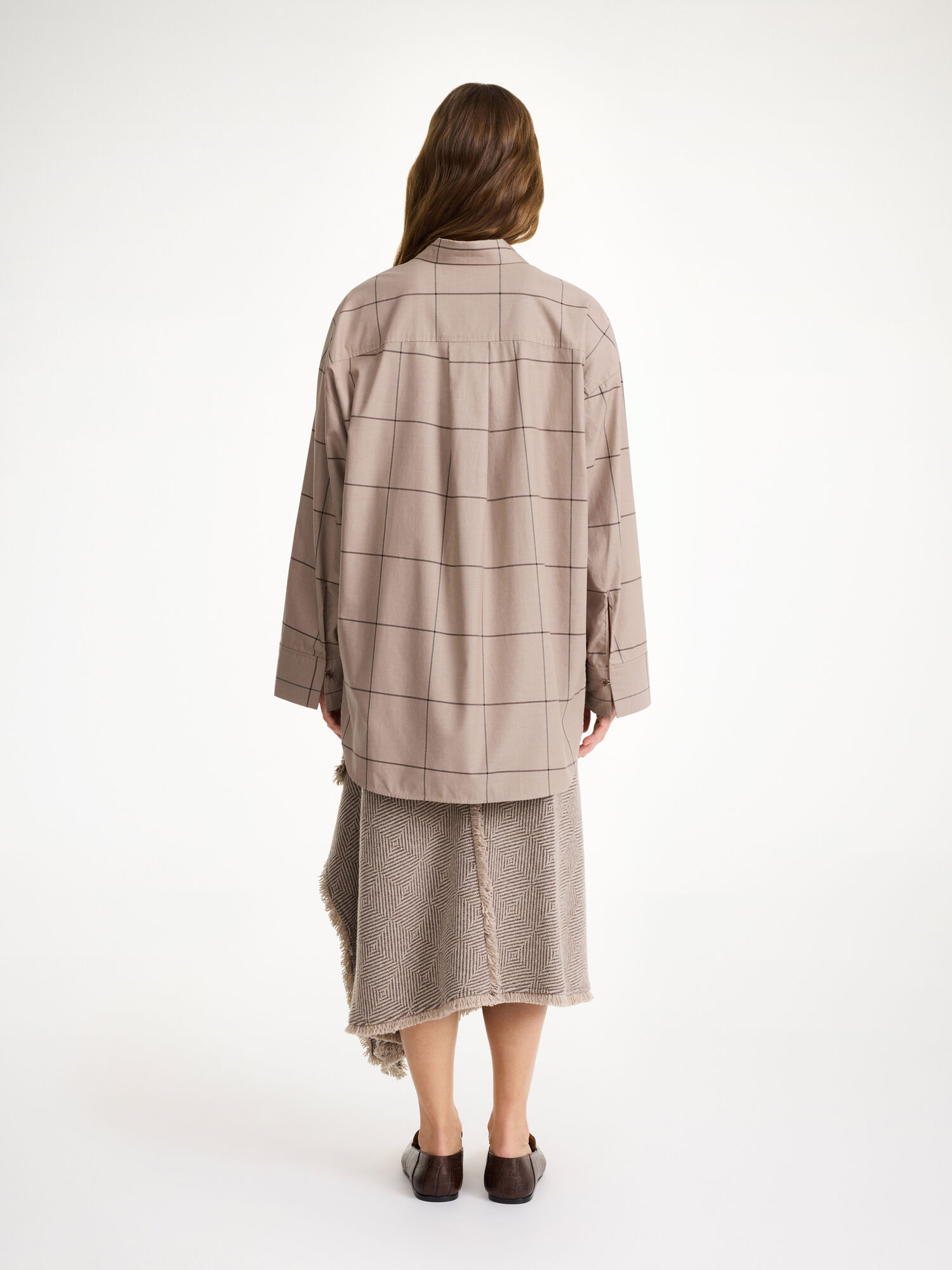 By Malene Birger Derris Organic Cotton Hemd Autumn check | AT_BB31892