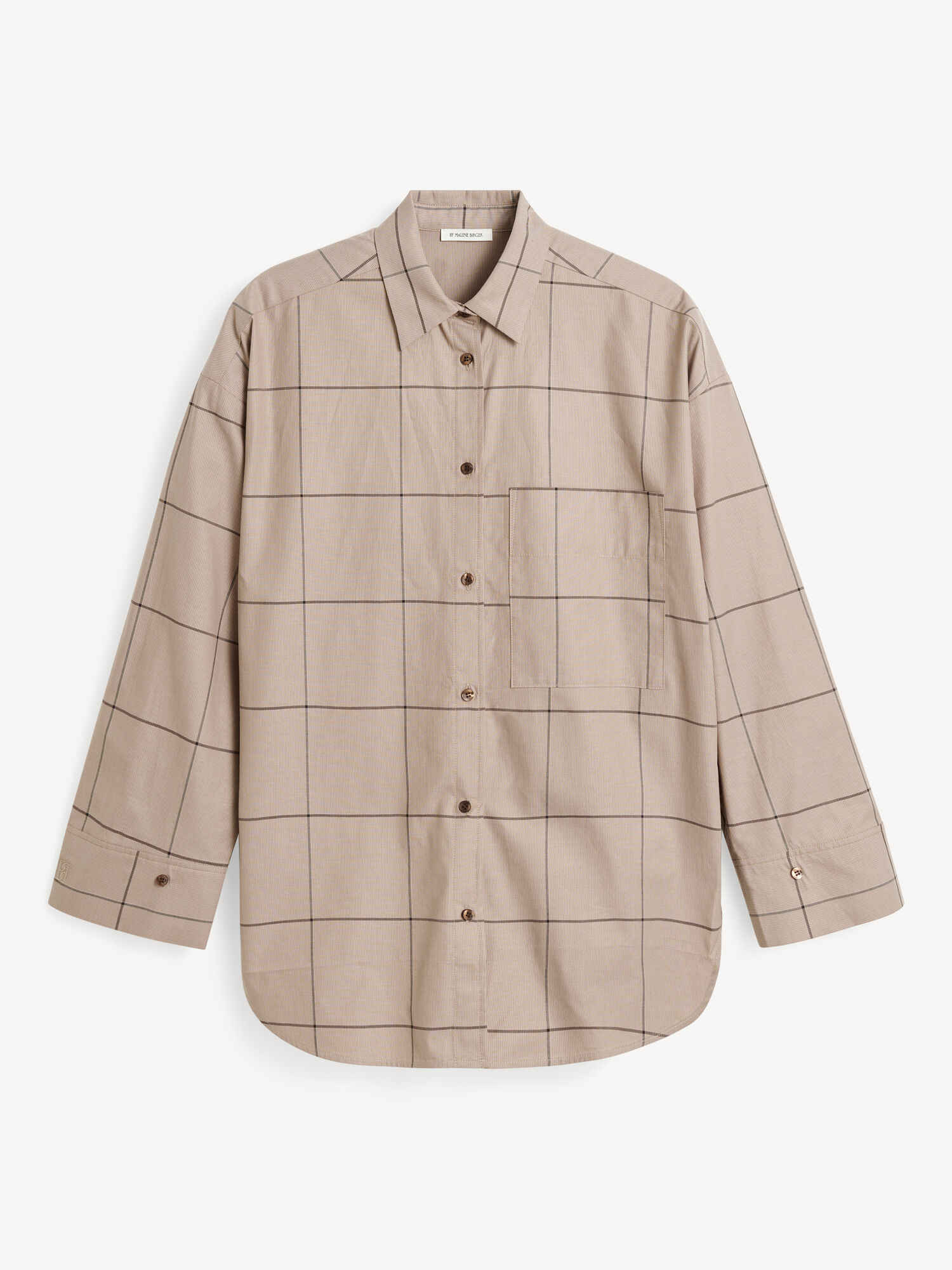 By Malene Birger Derris Organic Cotton Hemd Autumn check | AT_BB31892