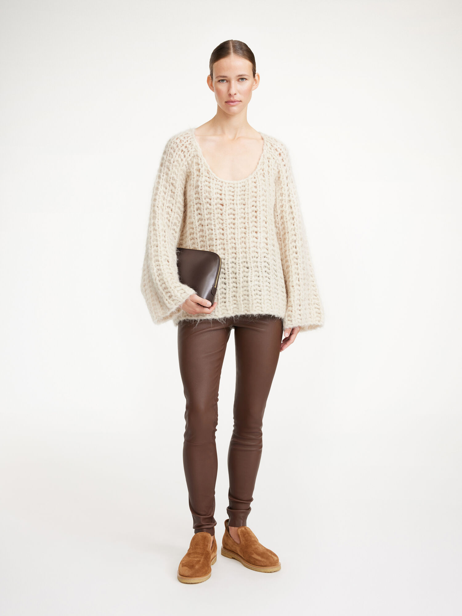 By Malene Birger Elenasoo Leggings Hosen Chestnut | AT_BB28946