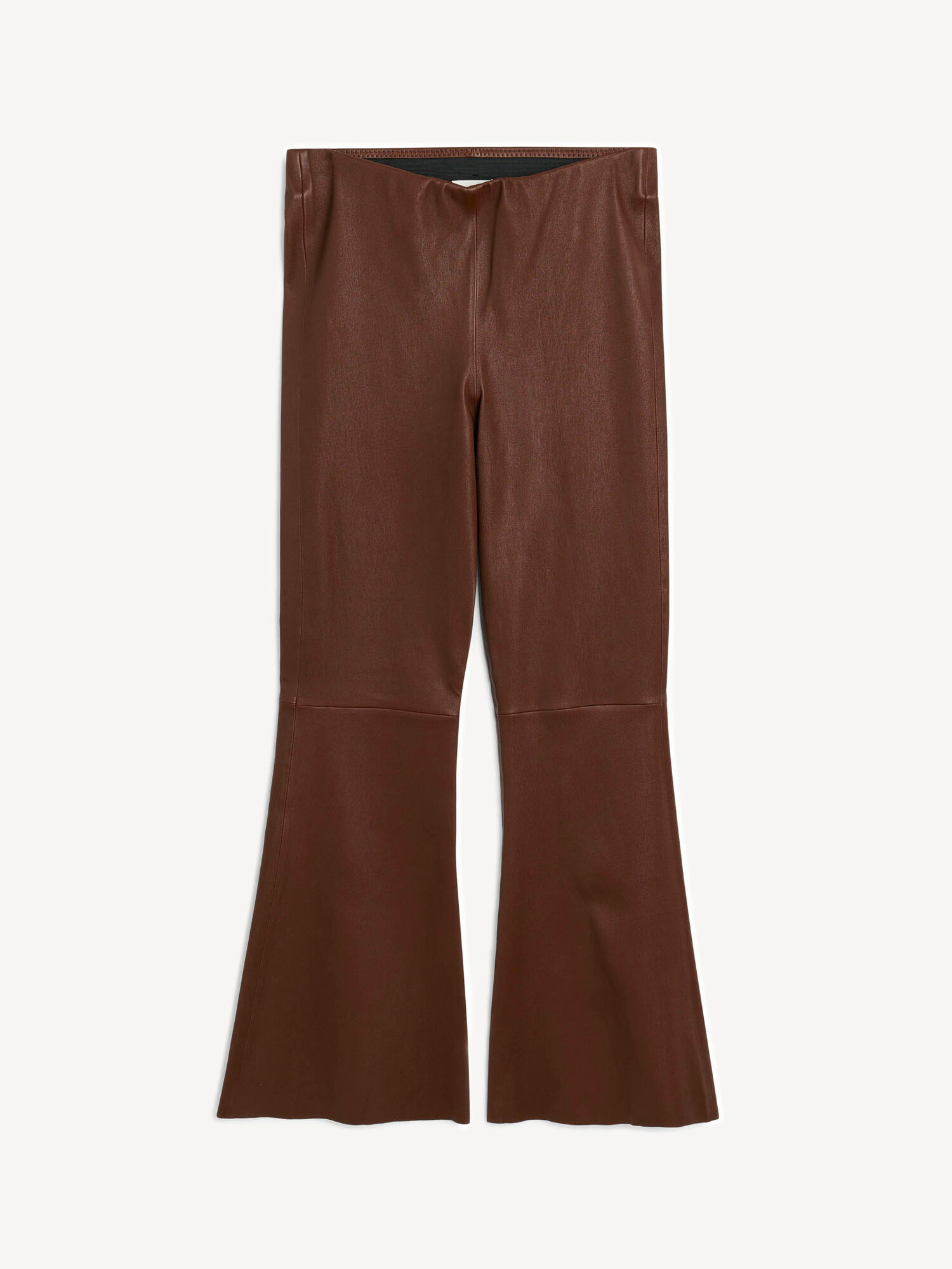 By Malene Birger Evyline Cropped Leather Hosen Chestnut | AT_BB67679