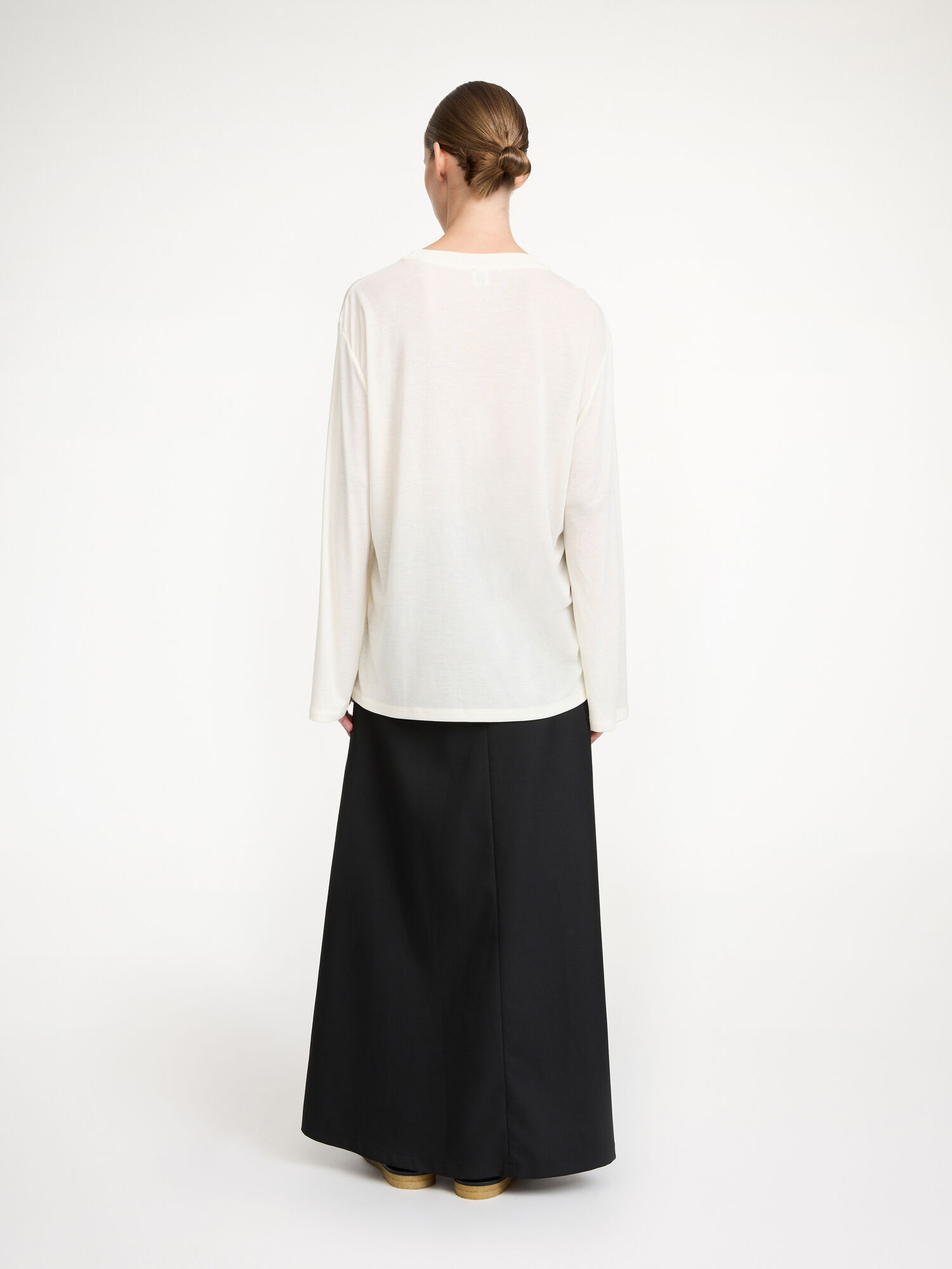 By Malene Birger Fayeh Oversized Longsleeve Oberteile Weiß | AT_BB73129