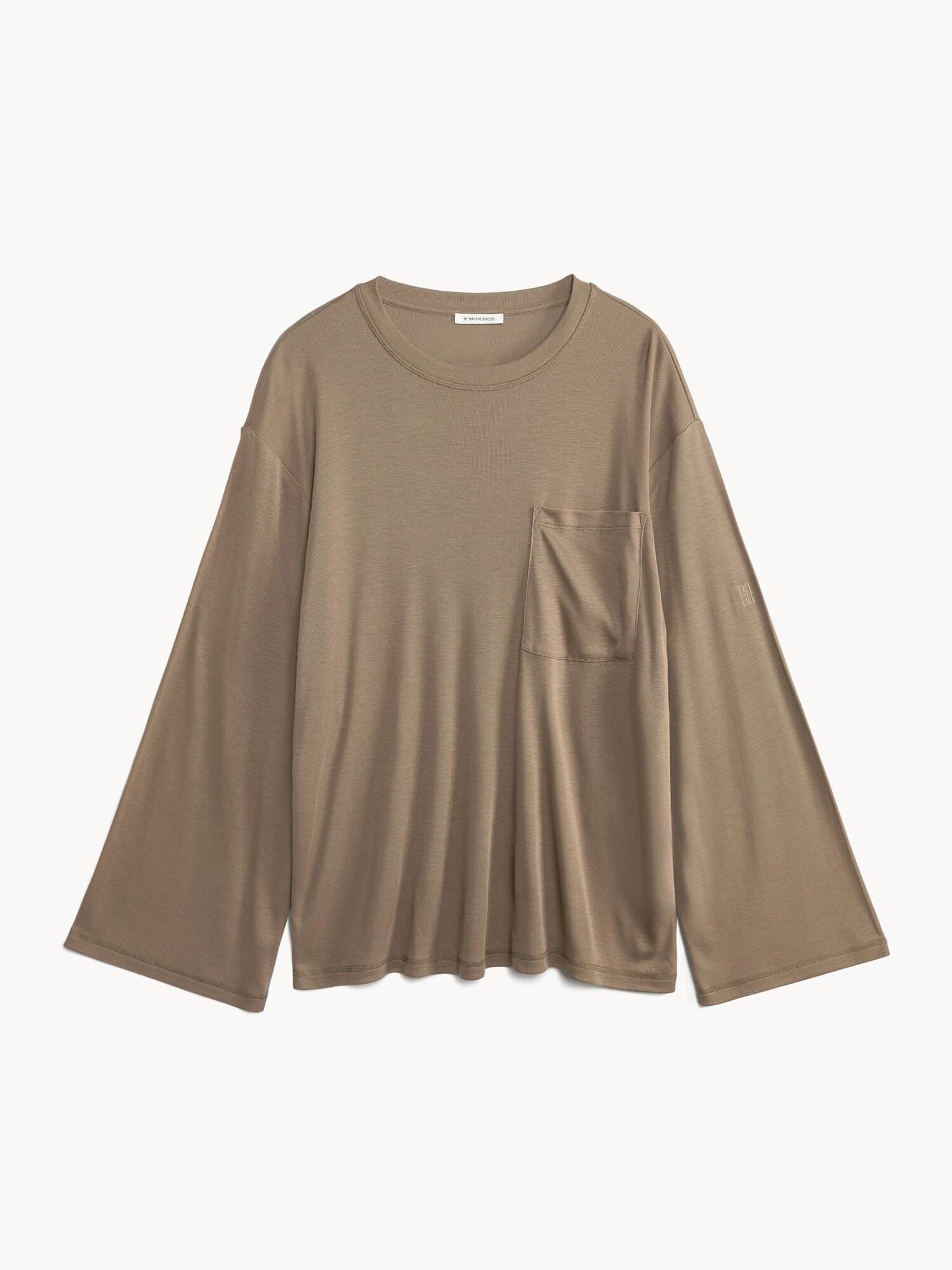 By Malene Birger Fayeh Oversized Longsleeve Oberteile Shitake | AT_BB22699