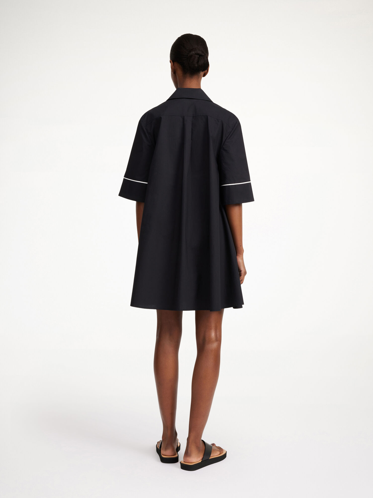 By Malene Birger Gaielle Organic Cotton Kleid Schwarz | AT_BB68686