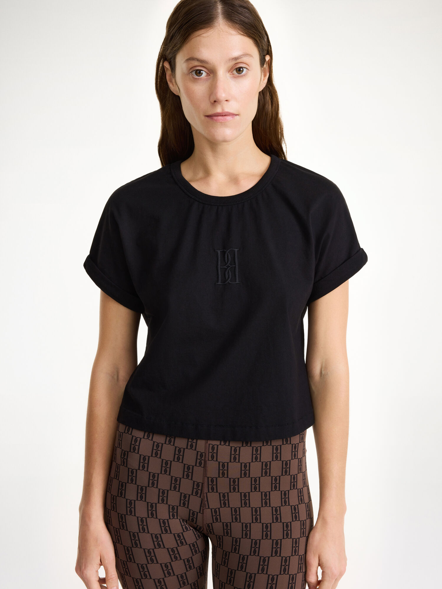 By Malene Birger Hedalia Organic Cotton T-shirt Oberteile Schwarz | AT_BB55557