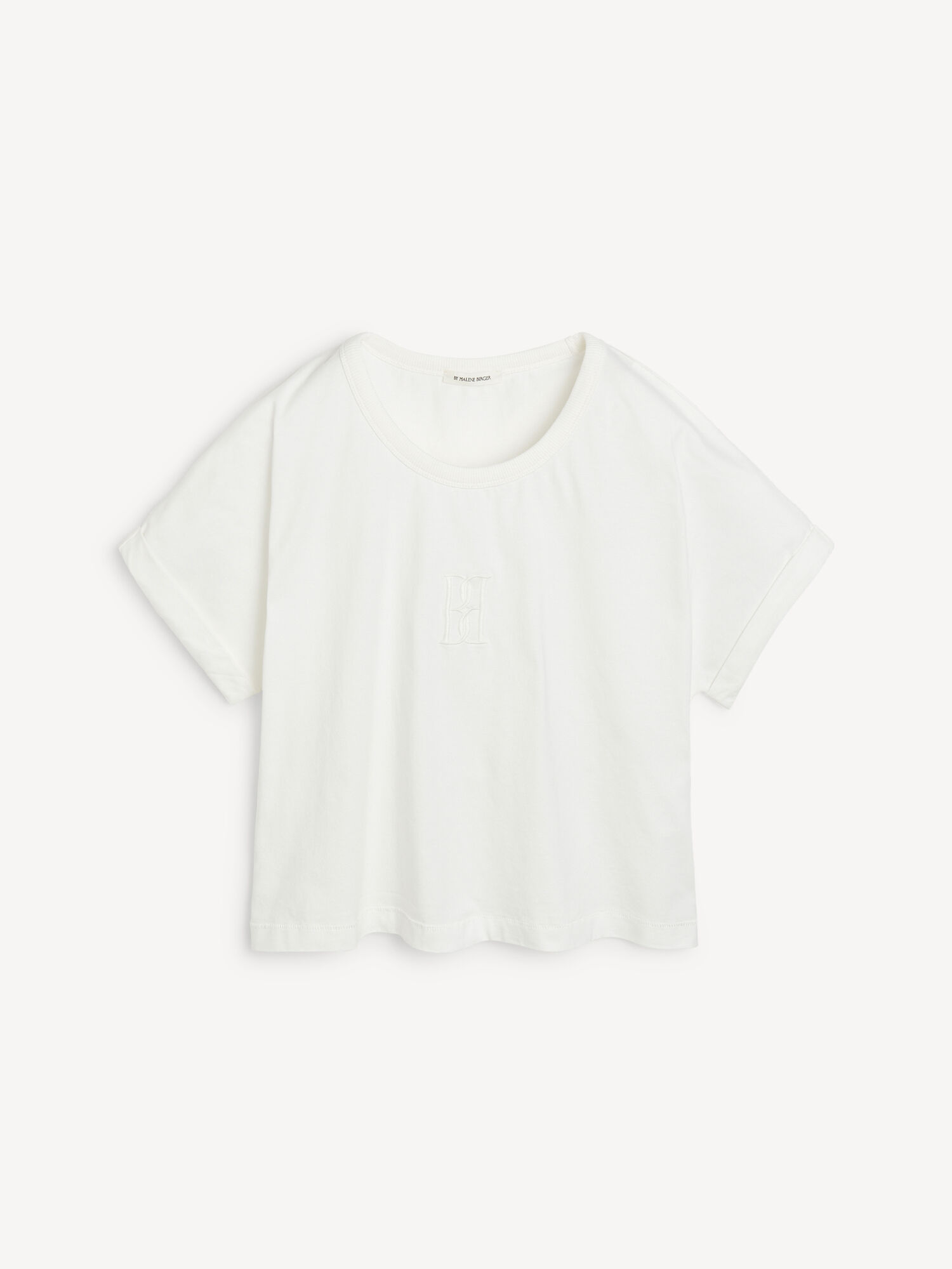 By Malene Birger Hedalia Organic Cotton T-shirt Oberteile Weiß | AT_BB81126