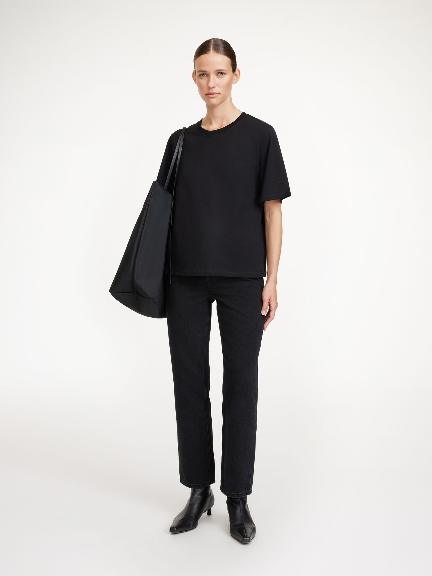 By Malene Birger Hedil T-shirt Oberteile Schwarz | AT_BB96687