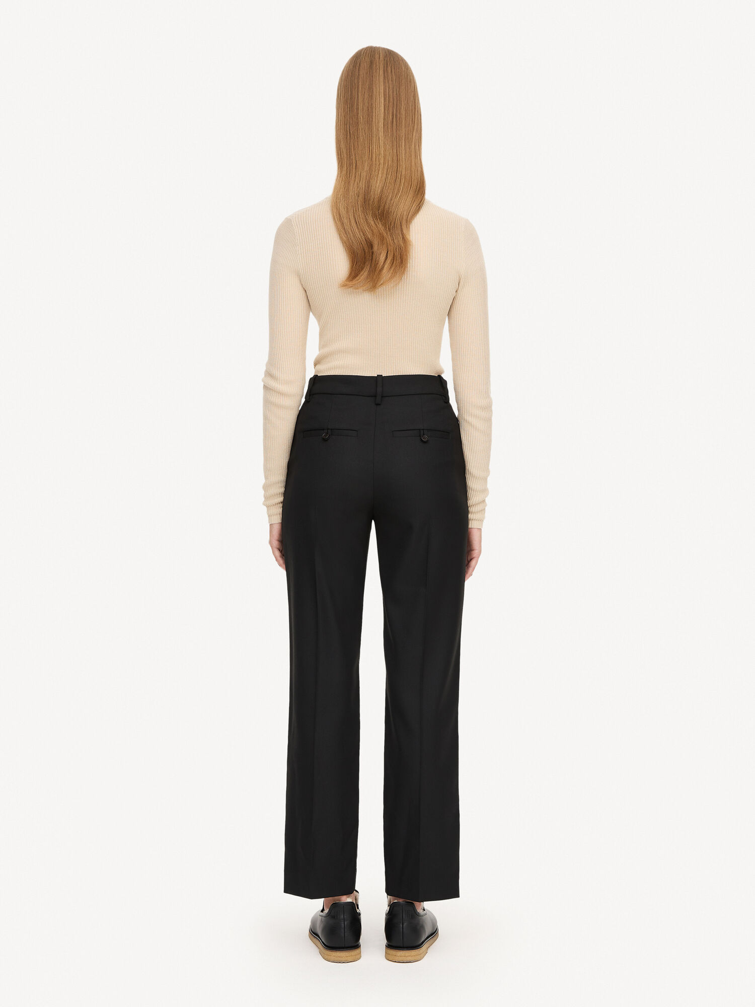 By Malene Birger Igda Straight-leg Hosen Schwarz | AT_BB83266