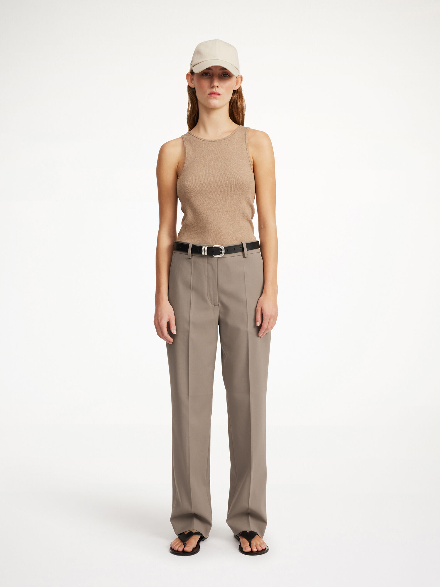 By Malene Birger Igda Straight-leg Hosen Shitake | AT_BB82333