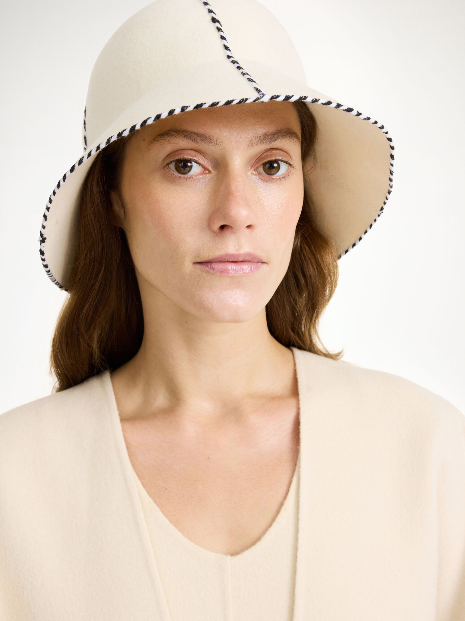 By Malene Birger Ilmura Wool Hat Sonstiges Zubehör Oyster Gray | AT_BB50363