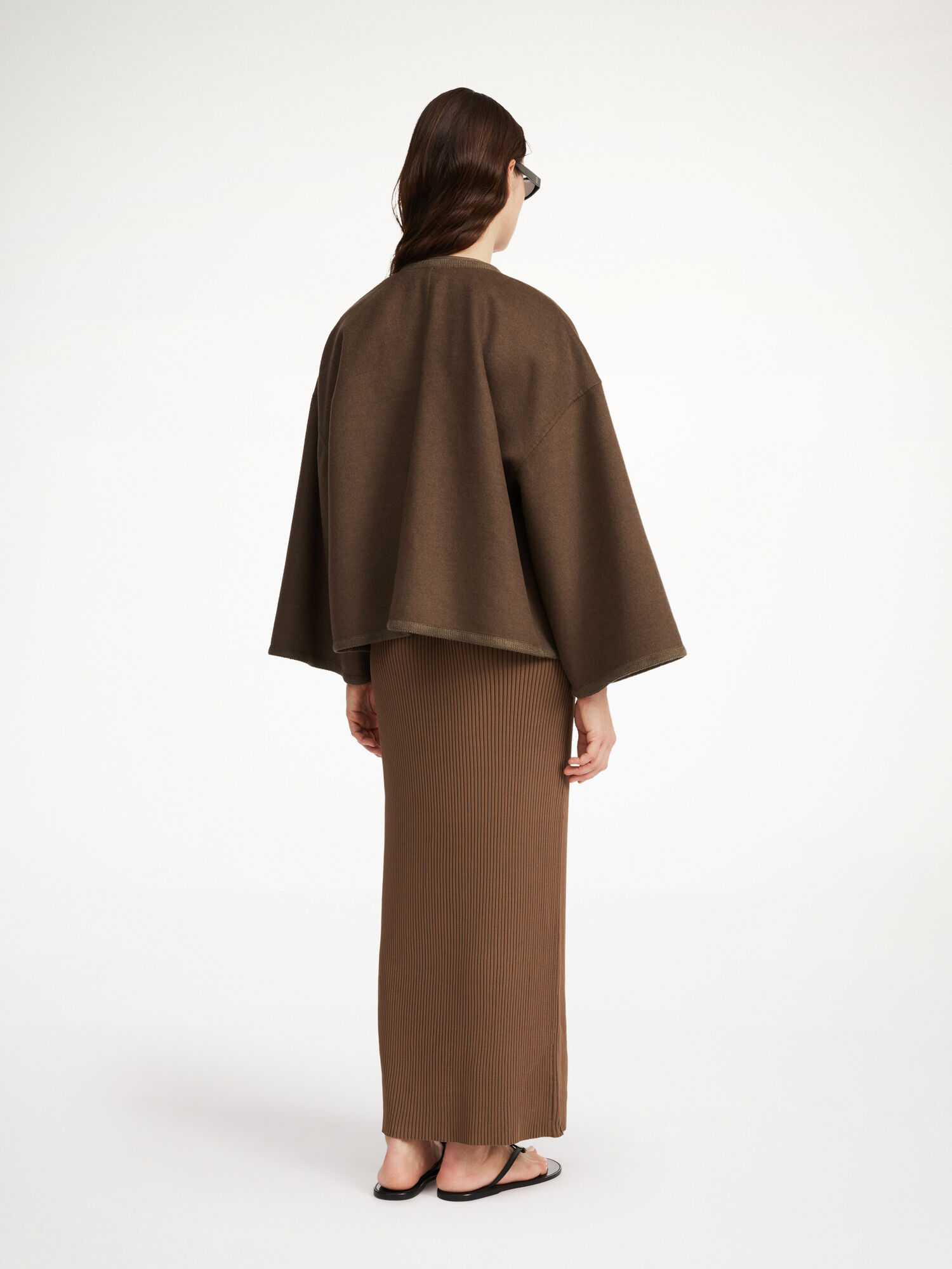 By Malene Birger Jacquie Wool Jacken Shitake | AT_BB10113