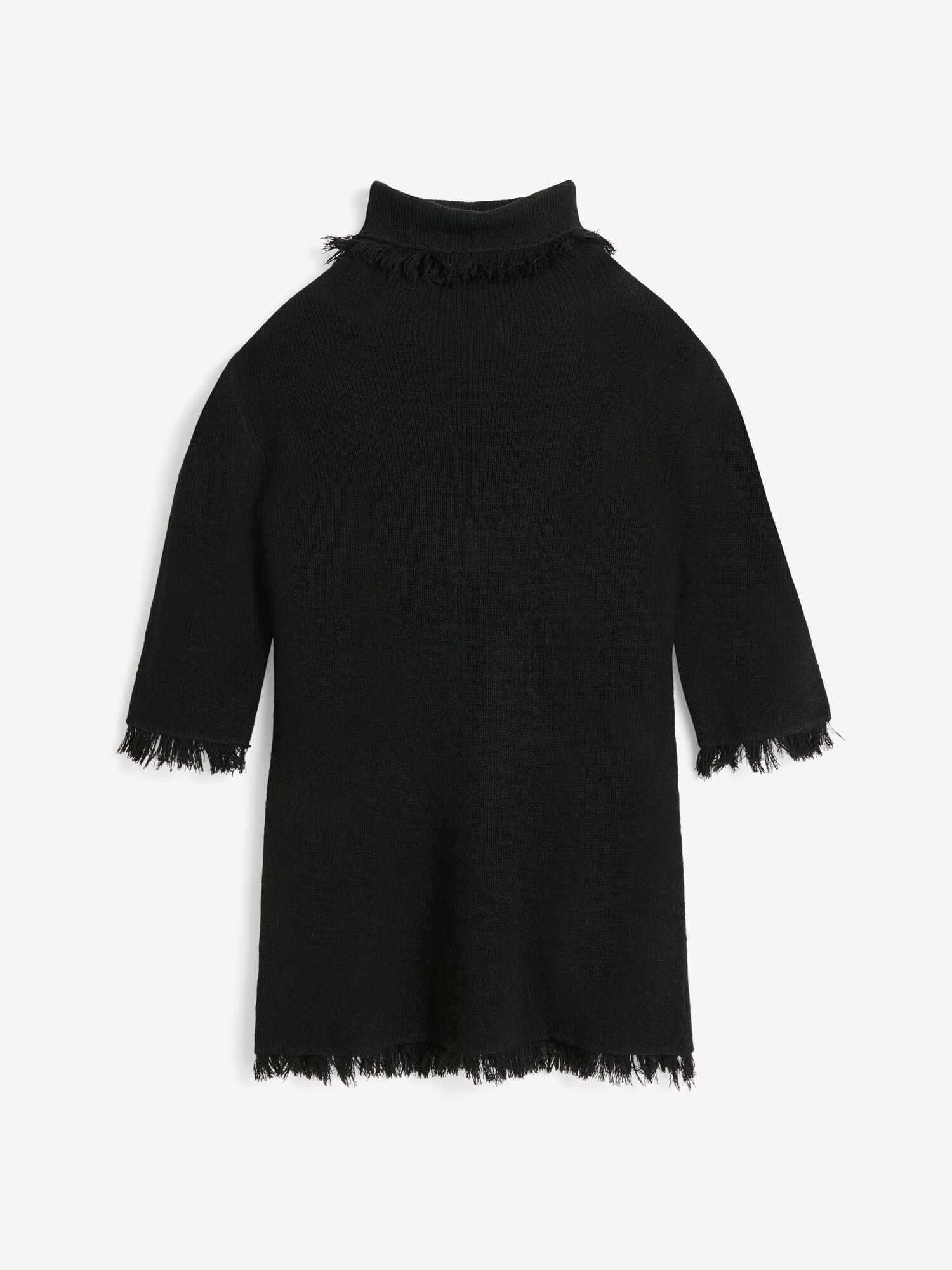 By Malene Birger Jaxa Wool-blend Top Strickwaren Schwarz | AT_BB84834