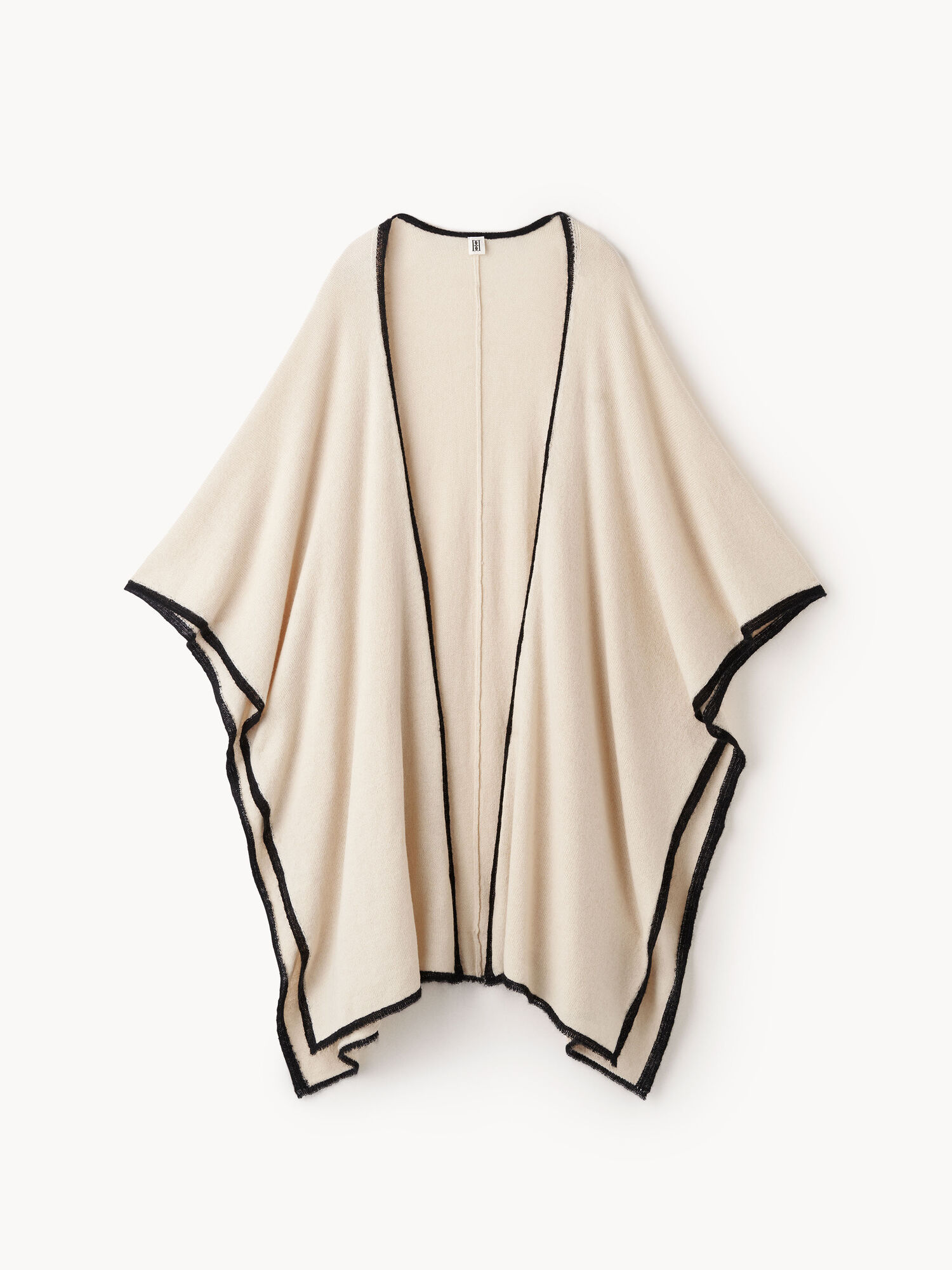 By Malene Birger Kassira Merino-blend Poncho Strickwaren Oyster Gray | AT_BB56733