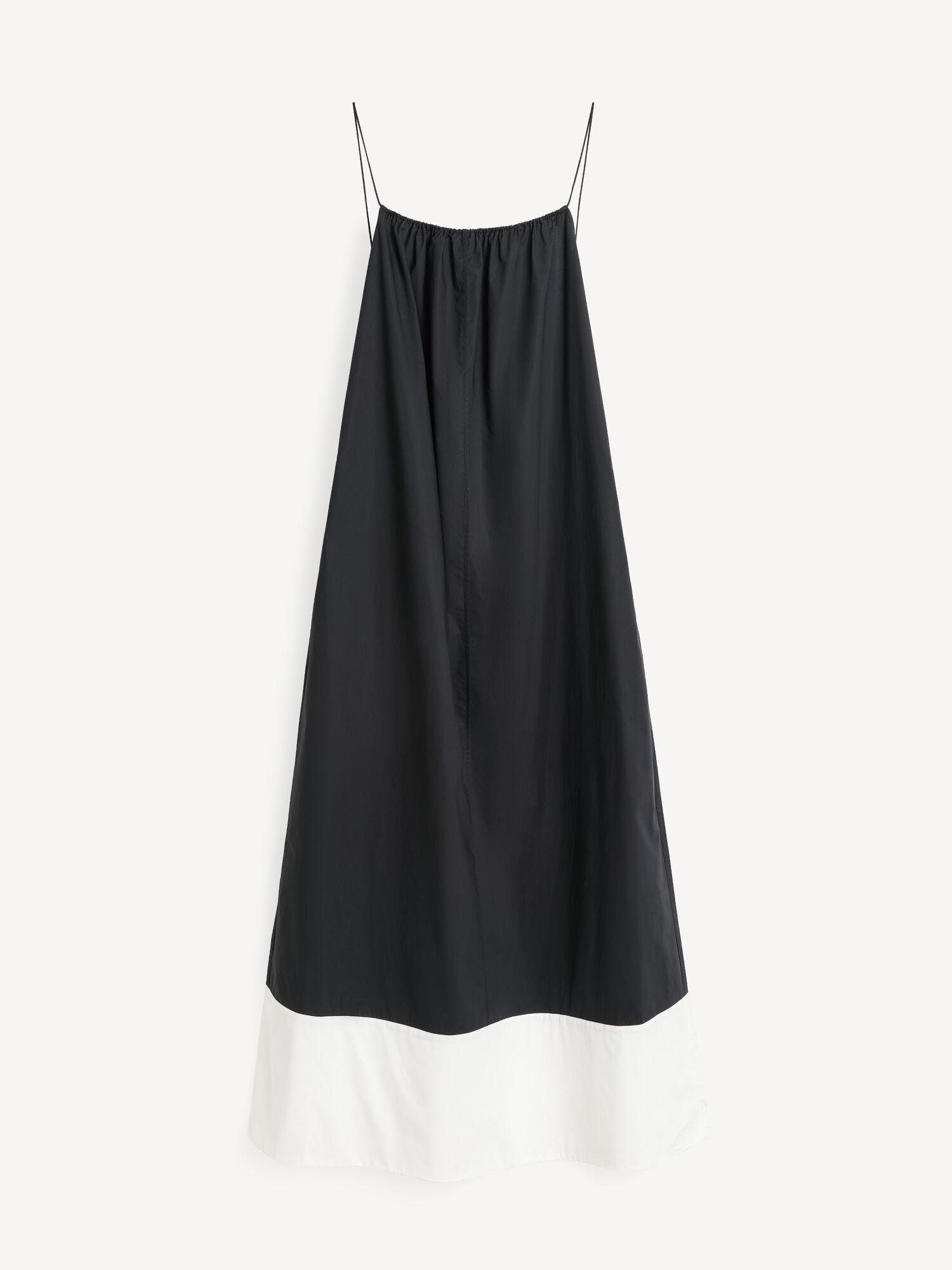 By Malene Birger Lanney Organic Cotton Maxi Kleid Streifen Schwarz Weiß | AT_BB53537