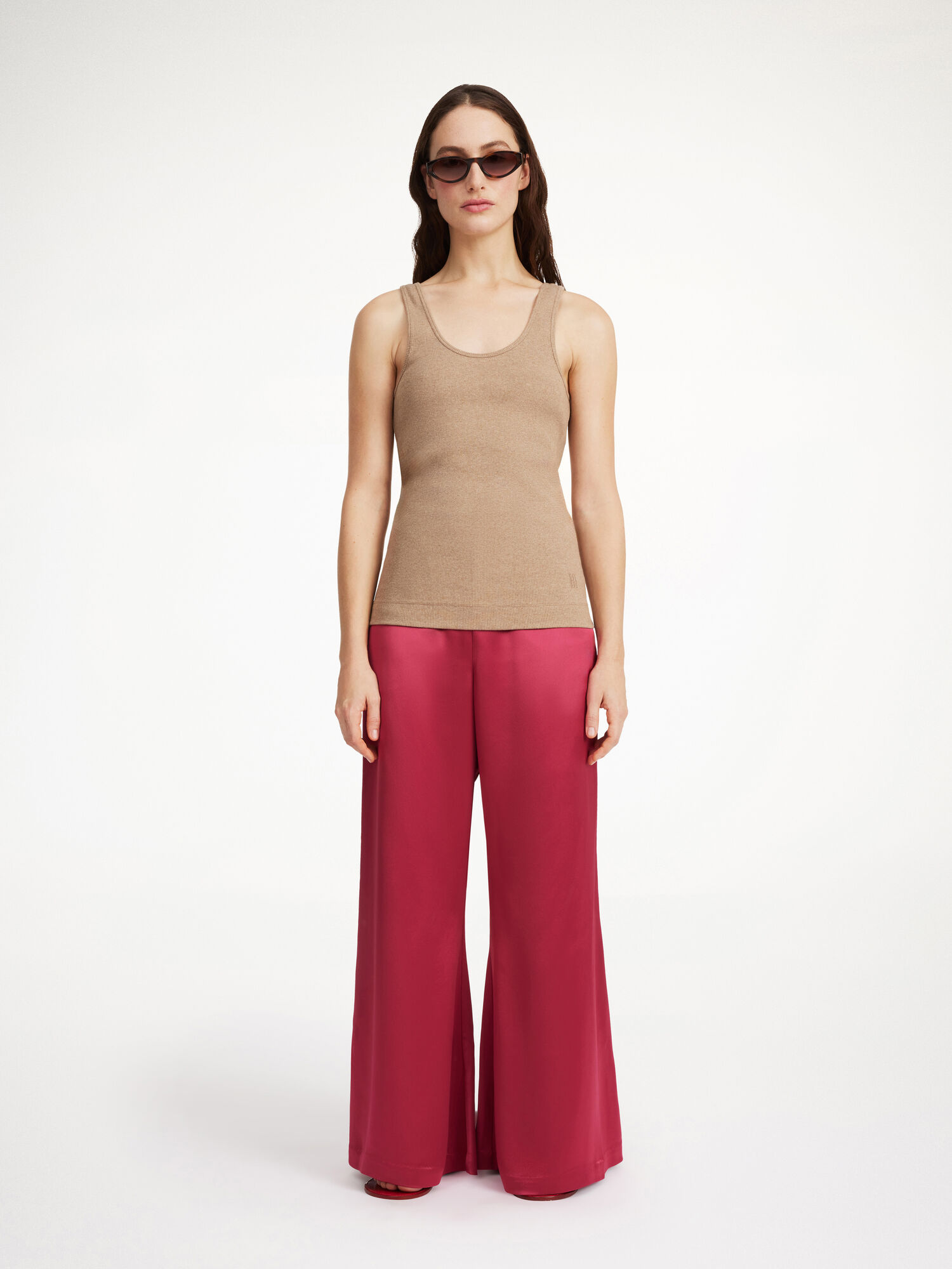 By Malene Birger Lucee Flared Hosen Wild berries | AT_BB77856