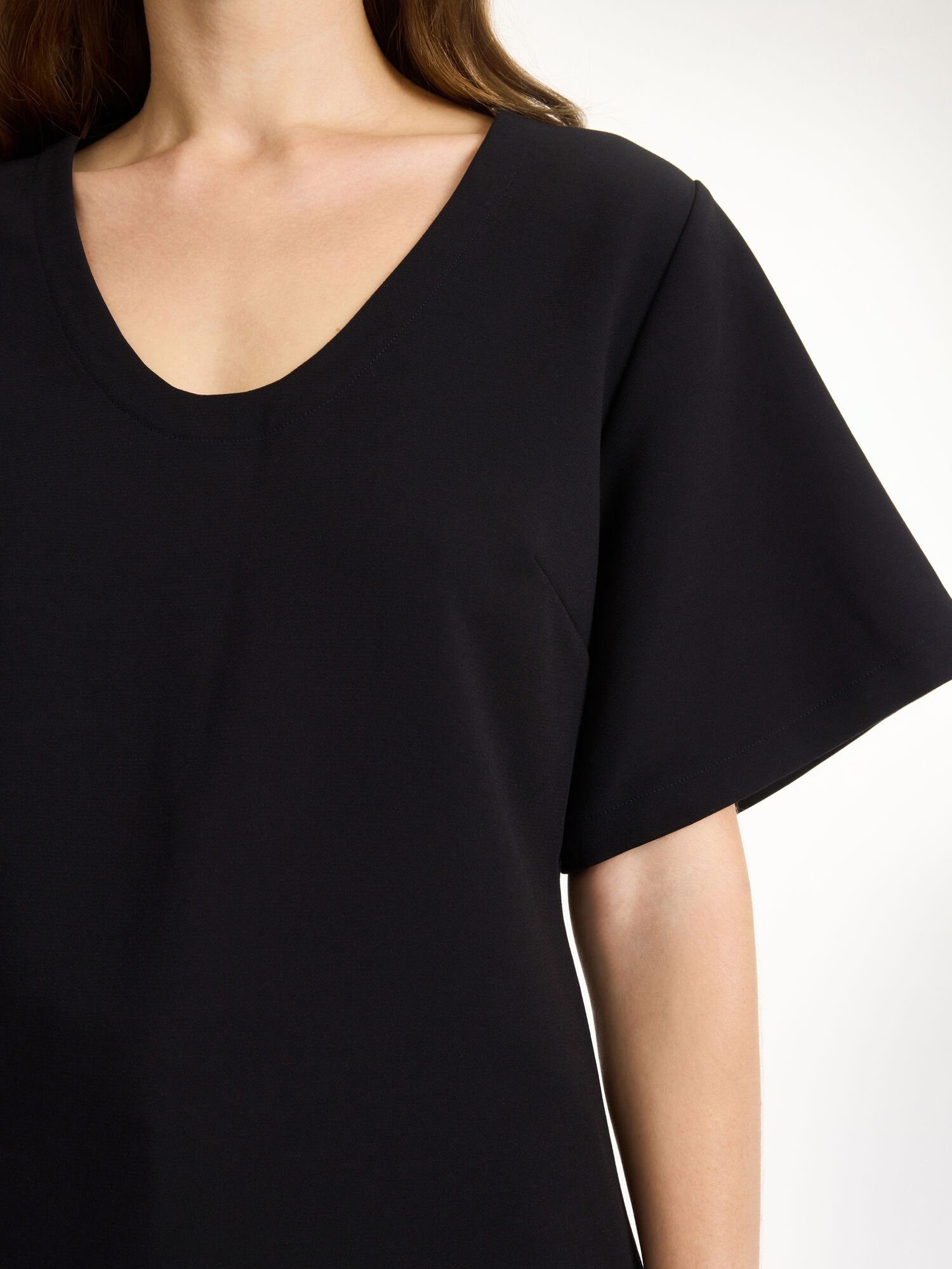 By Malene Birger Lunae T-shirt Oberteile Schwarz | AT_BB40330