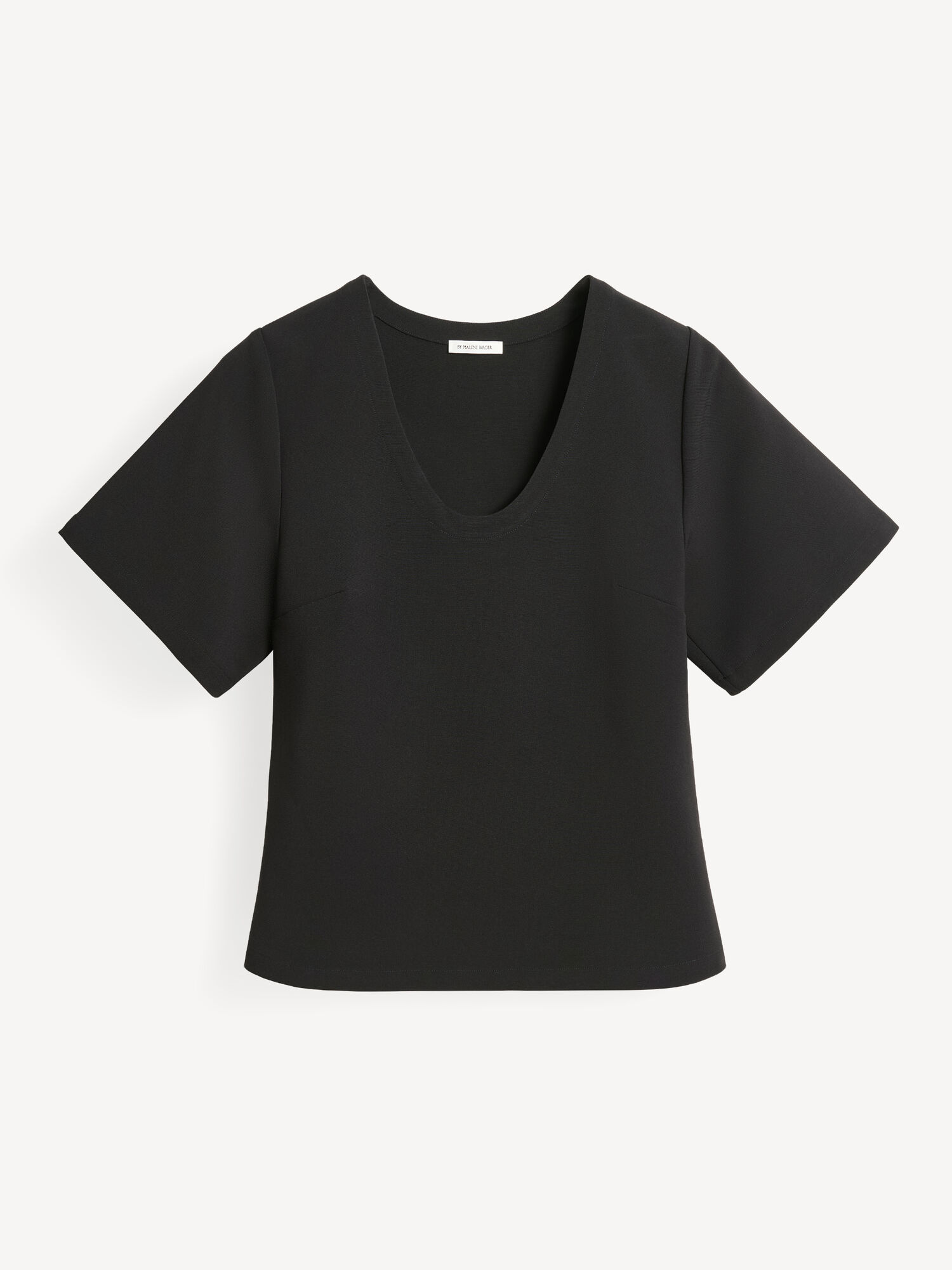 By Malene Birger Lunae T-shirt Oberteile Schwarz | AT_BB40330