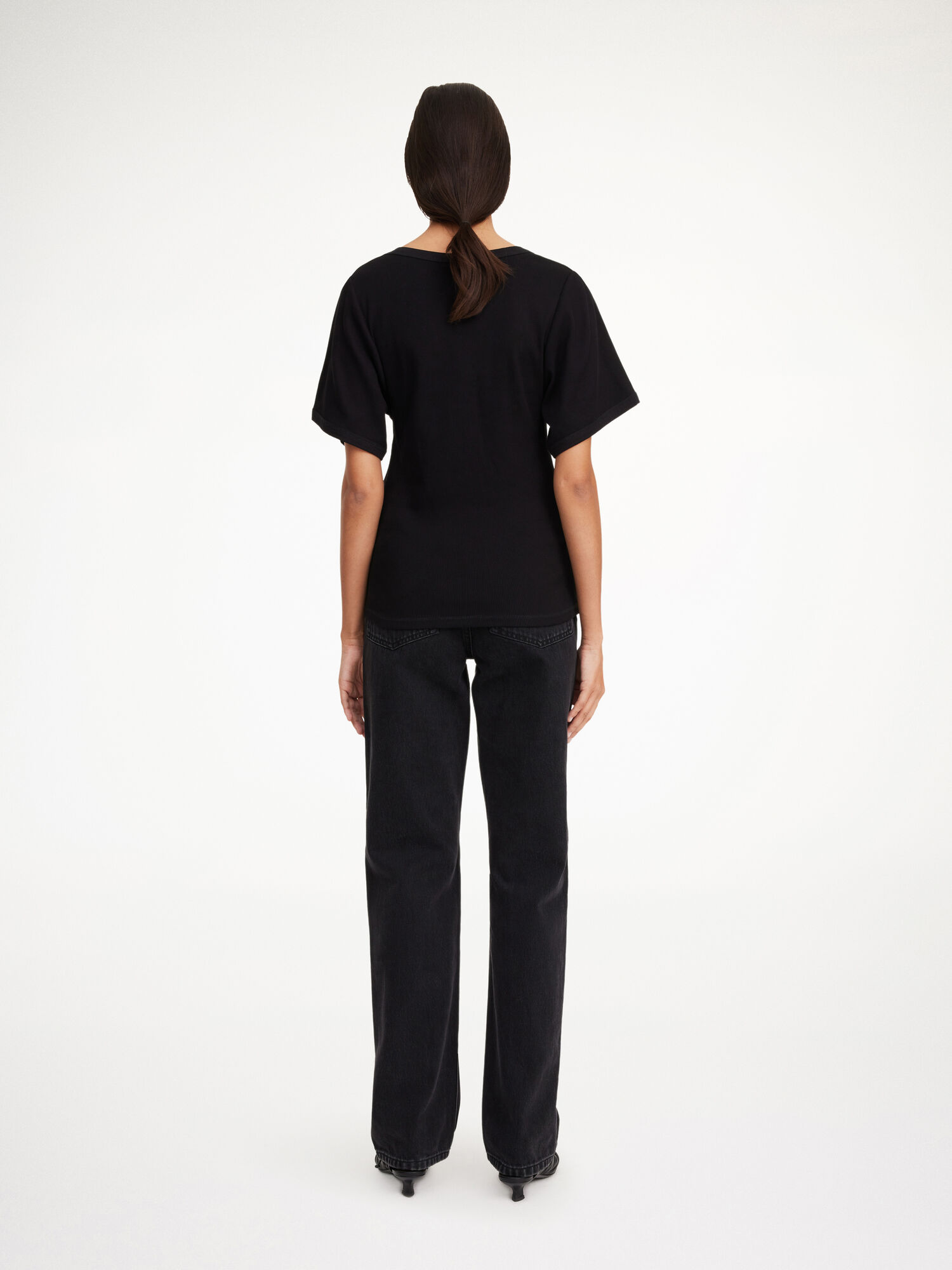 By Malene Birger Lunai T-shirt Oberteile Schwarz | AT_BB93259