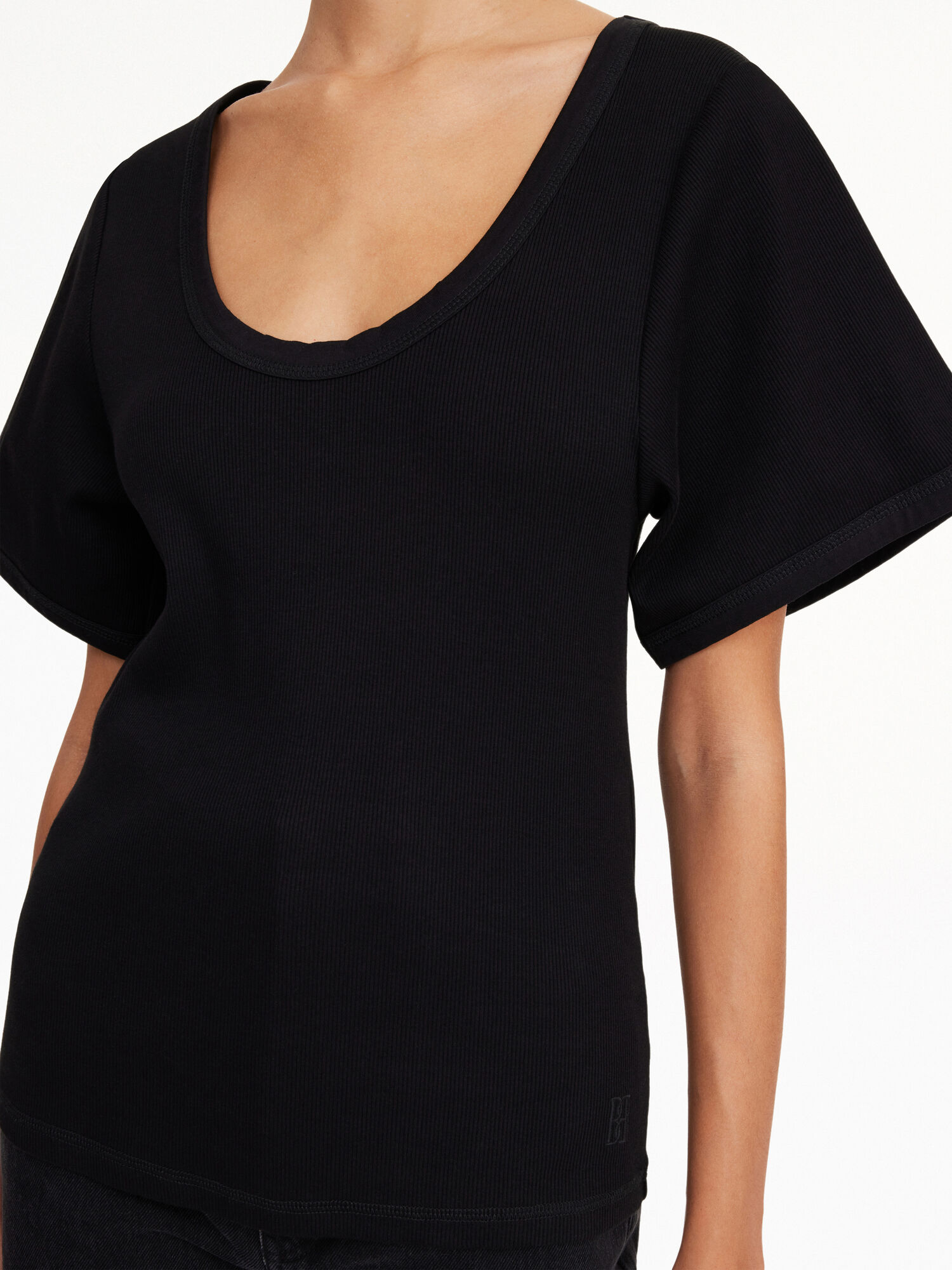 By Malene Birger Lunai T-shirt Oberteile Schwarz | AT_BB93259