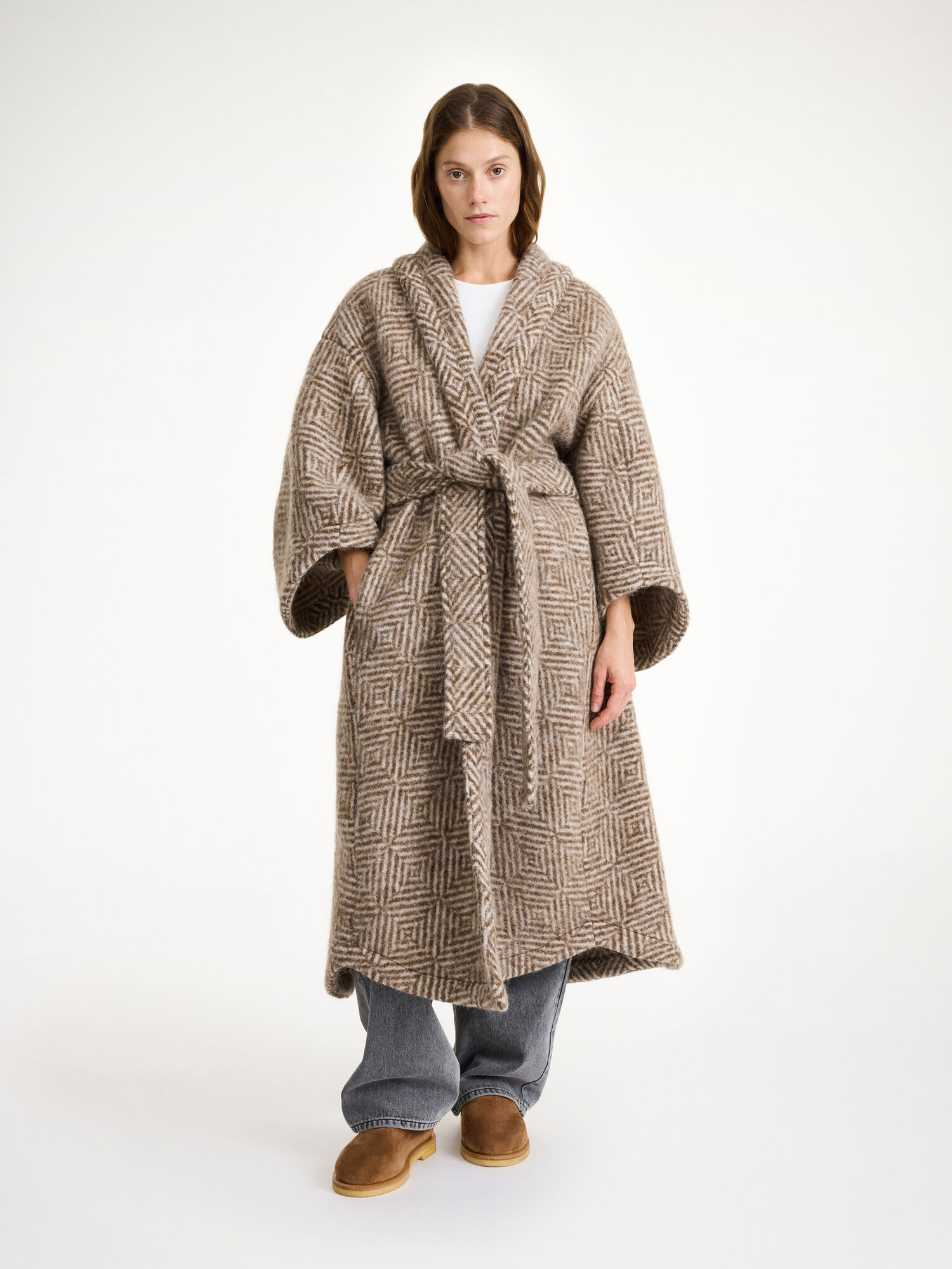 By Malene Birger Mangia Wool-blend Jacken Shitake | AT_BB88319