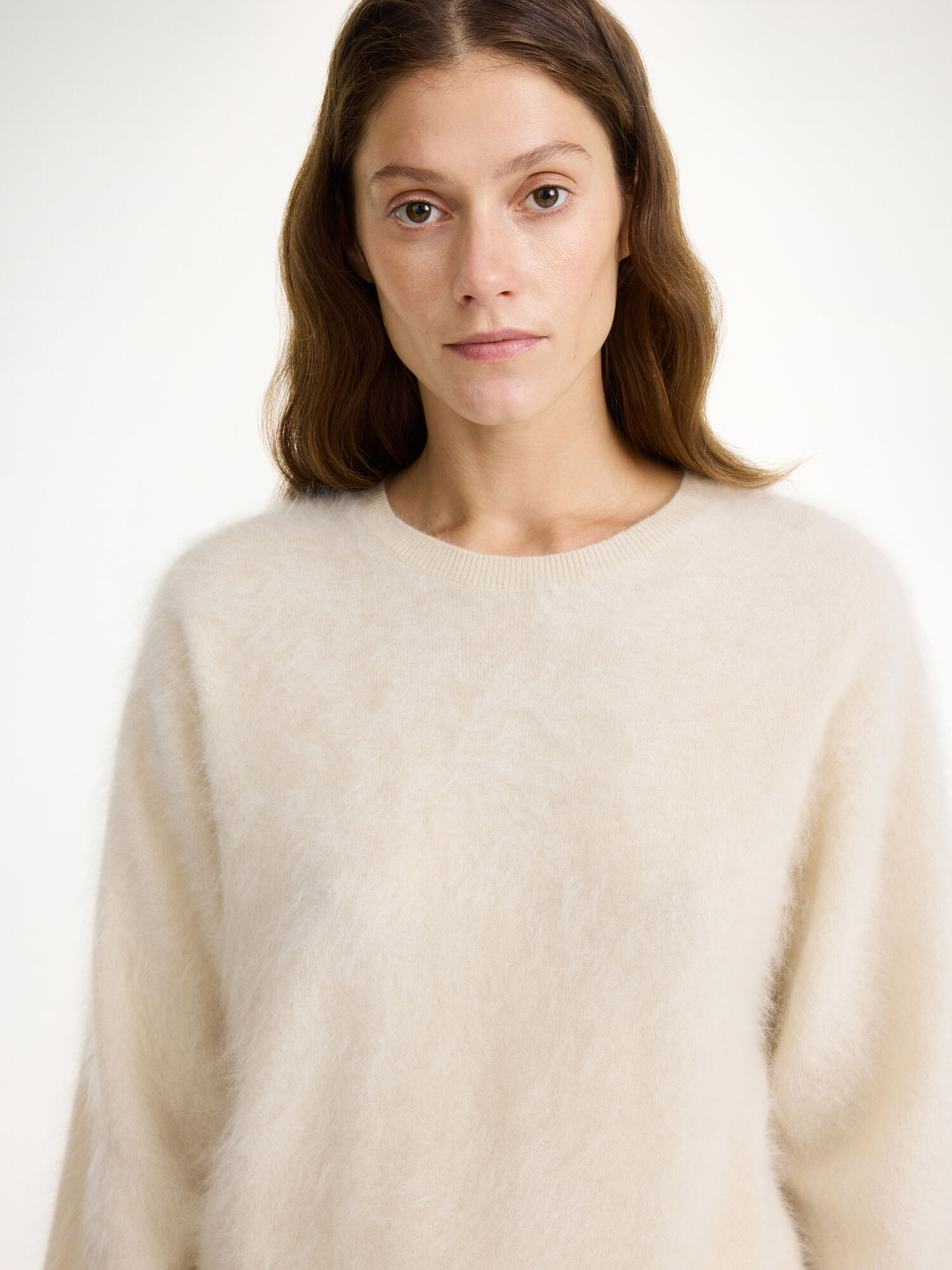 By Malene Birger Mantea Cashmere Sweater Strickwaren Oyster Gray | AT_BB49472