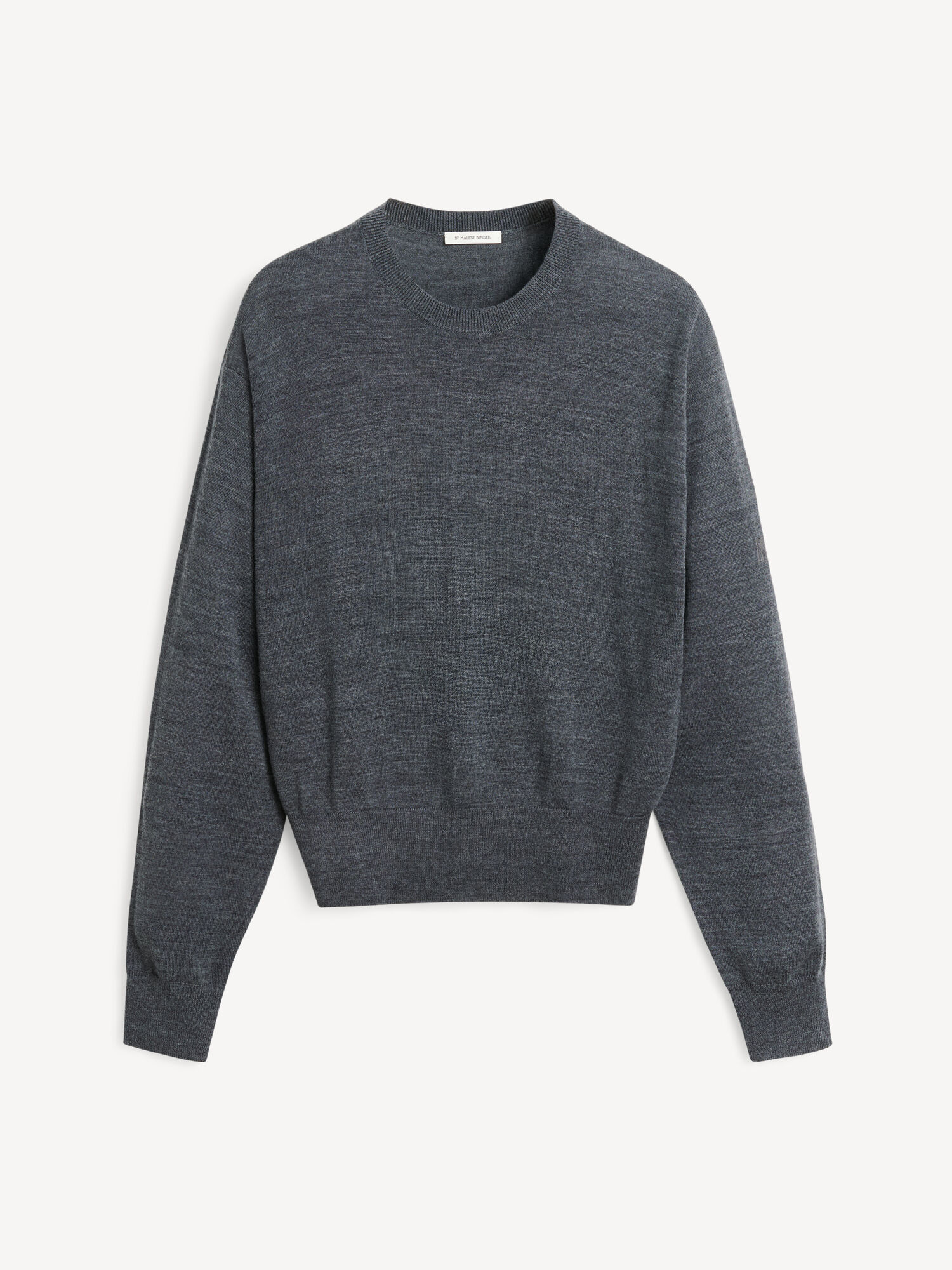 By Malene Birger Mantea Merino Wool Sweater Strickwaren Grau | AT_BB23722