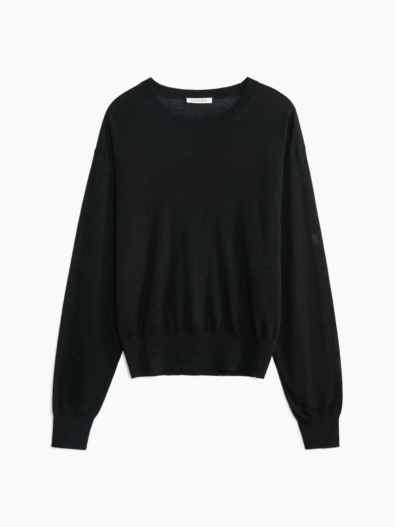 By Malene Birger Mantea Wool-blend Sweater Strickwaren Schwarz | AT_BB68278