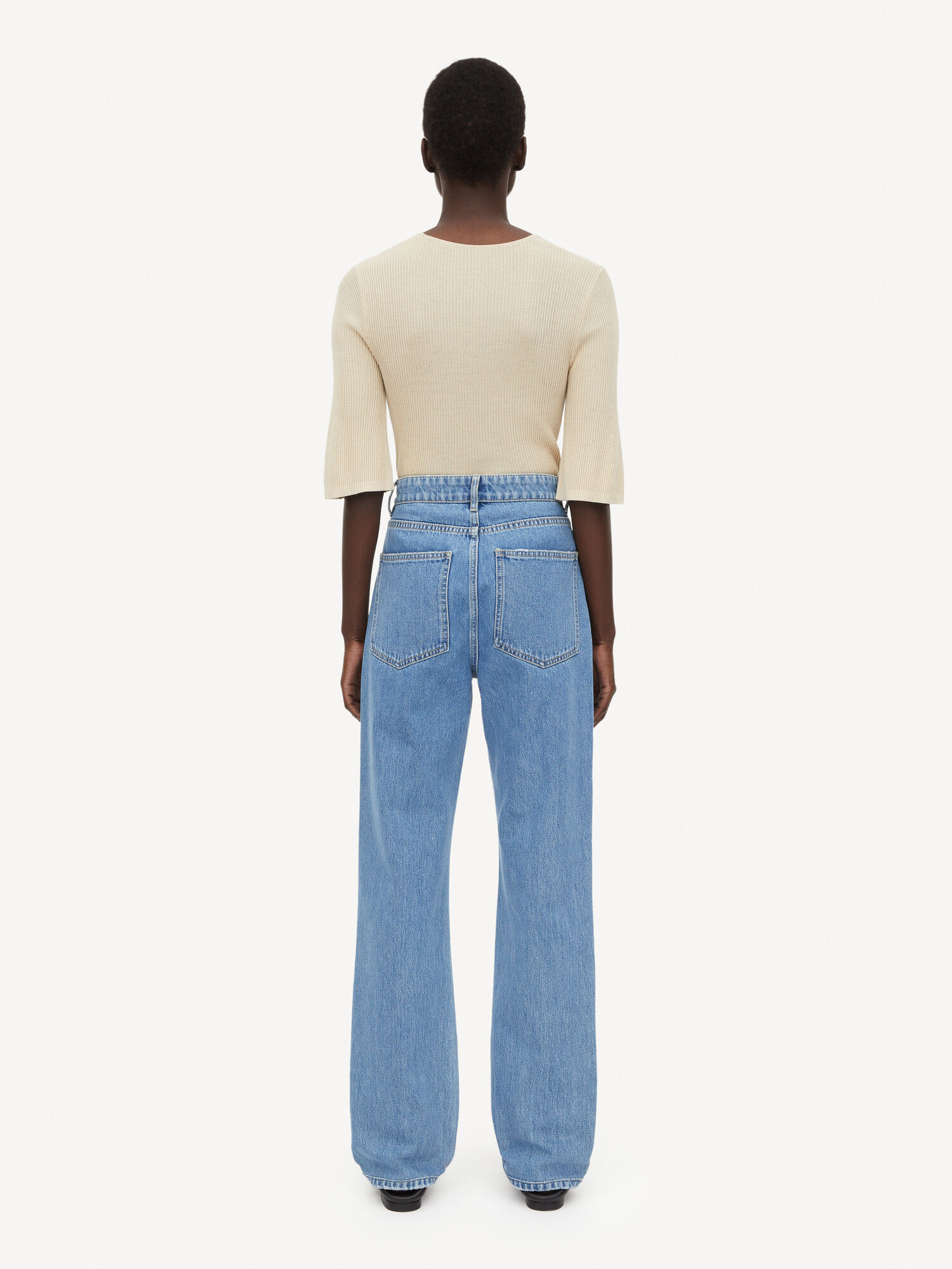 By Malene Birger Miliumlo Organic Cotton Hosen Blau | AT_BB37216