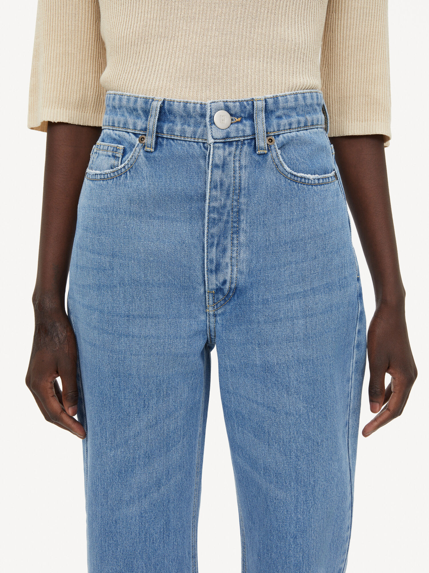 By Malene Birger Miliumlo Organic Cotton Hosen Blau | AT_BB37216