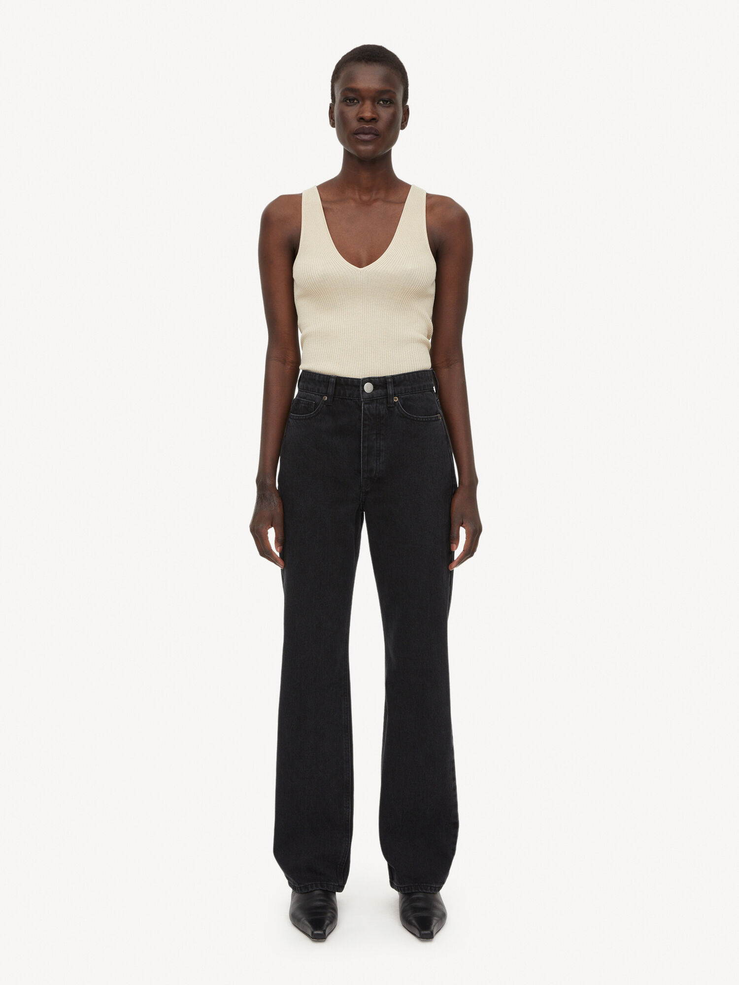 By Malene Birger Miliumlo Organic Cotton Hosen Schwarz | AT_BB35837