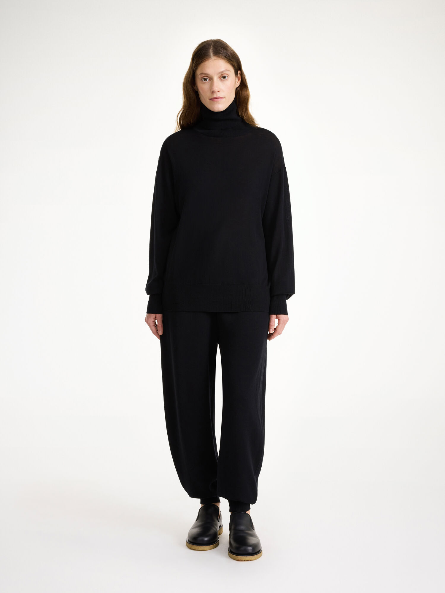 By Malene Birger Mohsen Turtleneck Sweater Strickwaren Schwarz | AT_BB96279