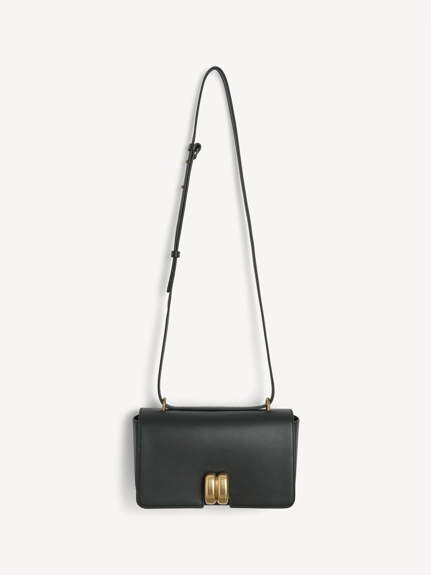 By Malene Birger Noval Leather Shoulder Taschen Schwarz | AT_BB17630