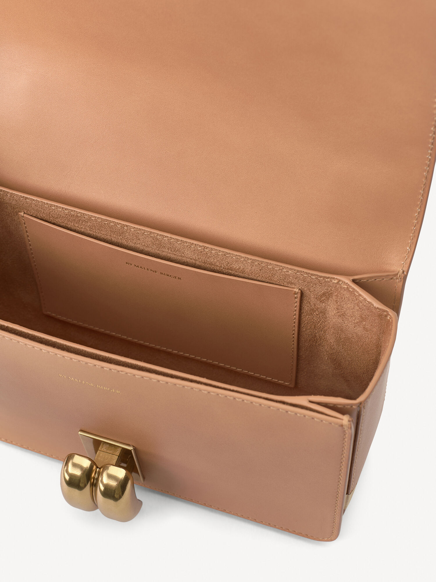 By Malene Birger Noval Leather Shoulder Taschen Tan | AT_BB45606