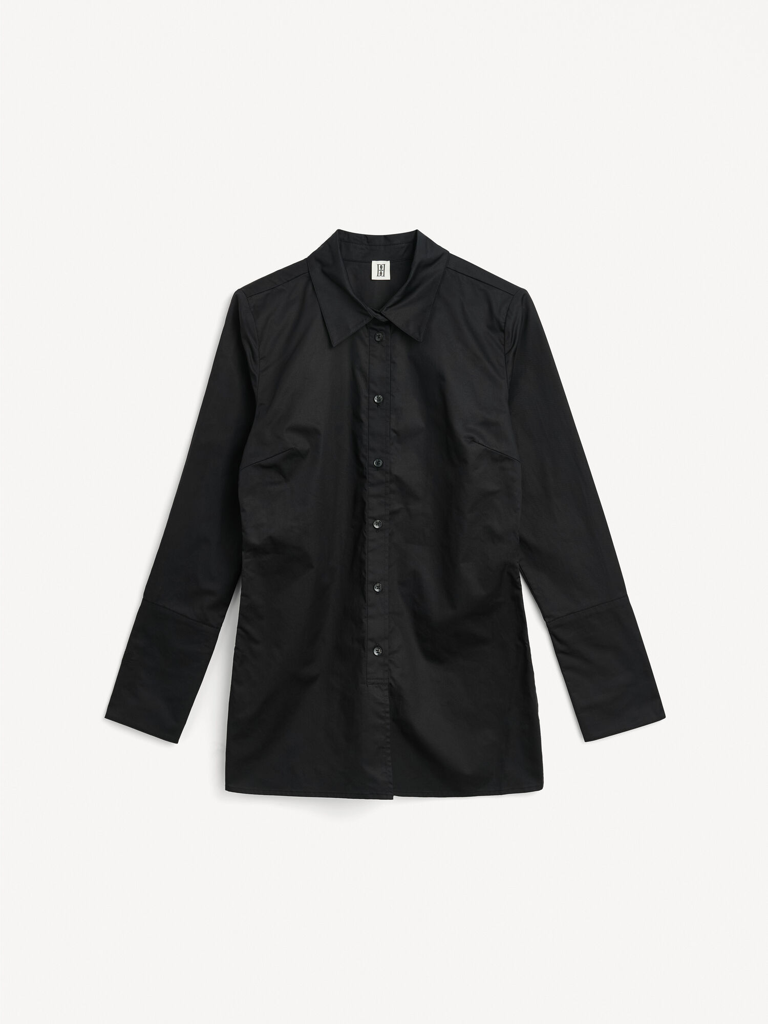 By Malene Birger Padano Organic Cotton Hemd Schwarz | AT_BB89959