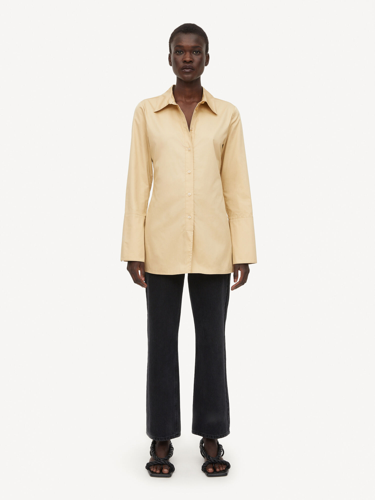 By Malene Birger Padano Organic Cotton Hemd Dunkel | AT_BB16769