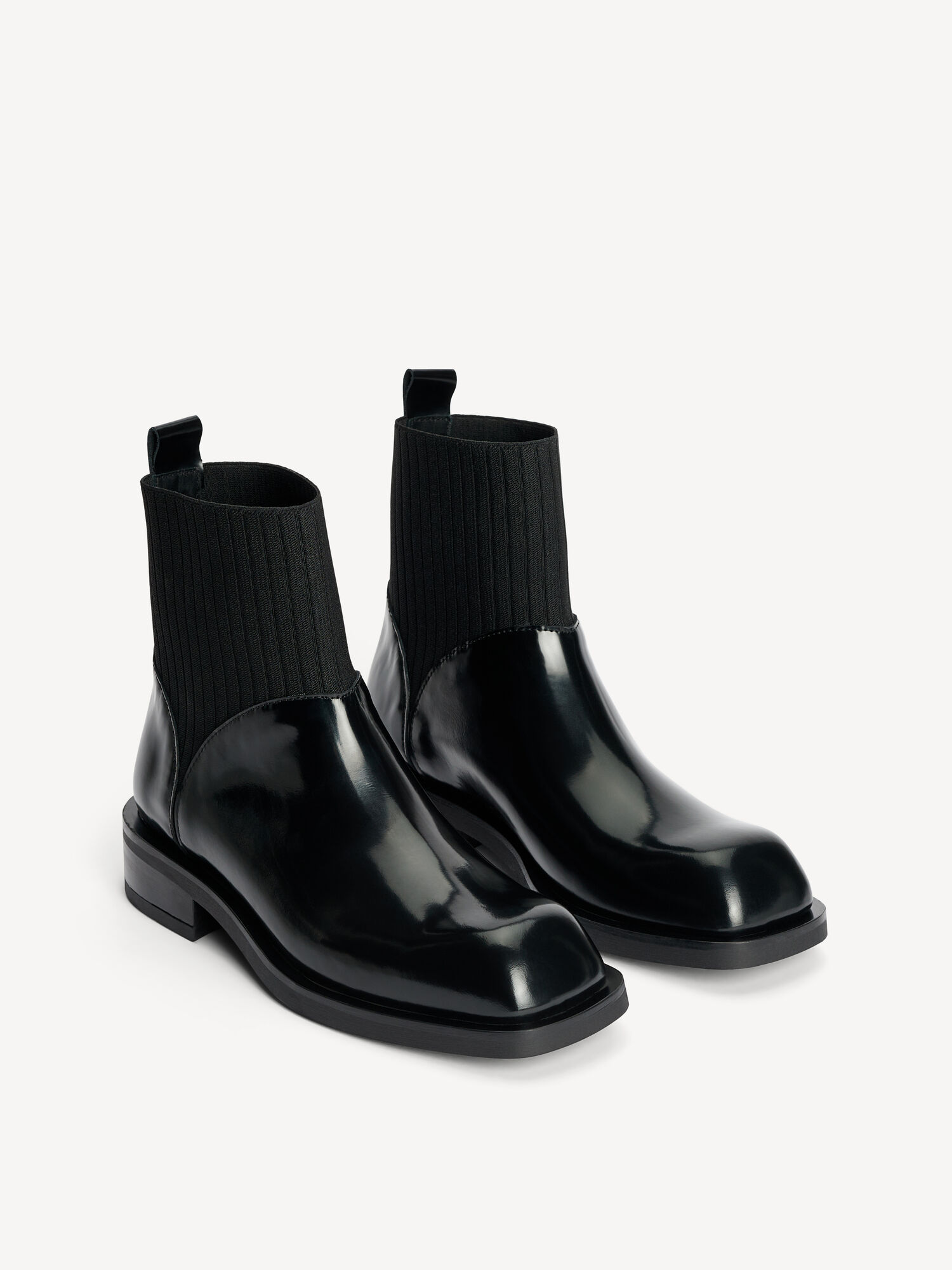 By Malene Birger Perlla Leather Boots Schuhe Schwarz | AT_BB49370