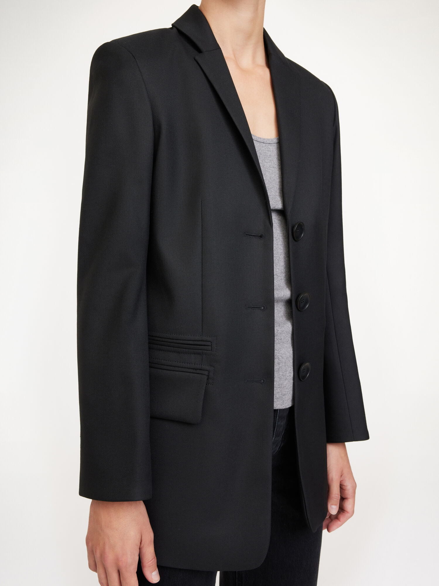 By Malene Birger Porter Blazer Schwarz | AT_BB65124