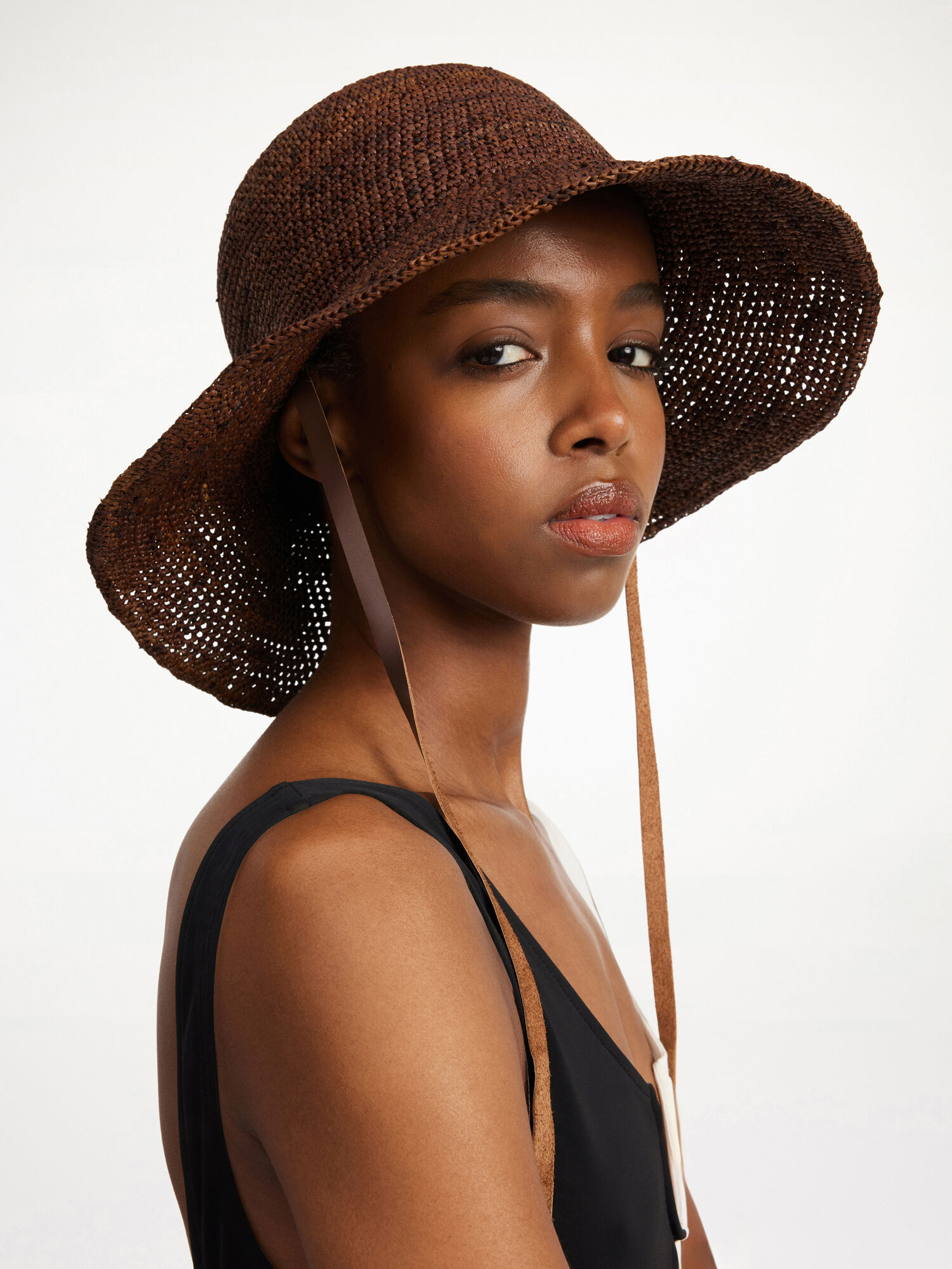 By Malene Birger Rafiah Straw Hat Sonstiges Zubehör Bison | AT_BB10303