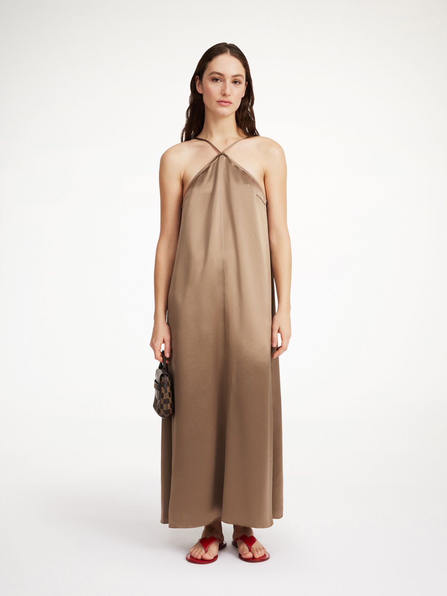 By Malene Birger Reganne Maxi Kleid Shitake | AT_BB65699