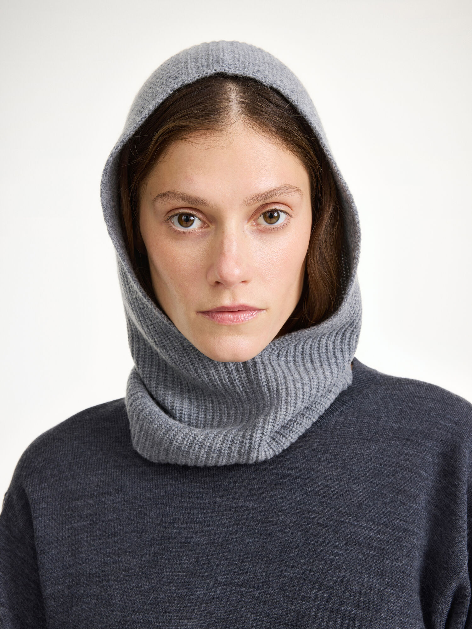 By Malene Birger Renima Balaclava Sonstiges Zubehör Grau | AT_BB61590