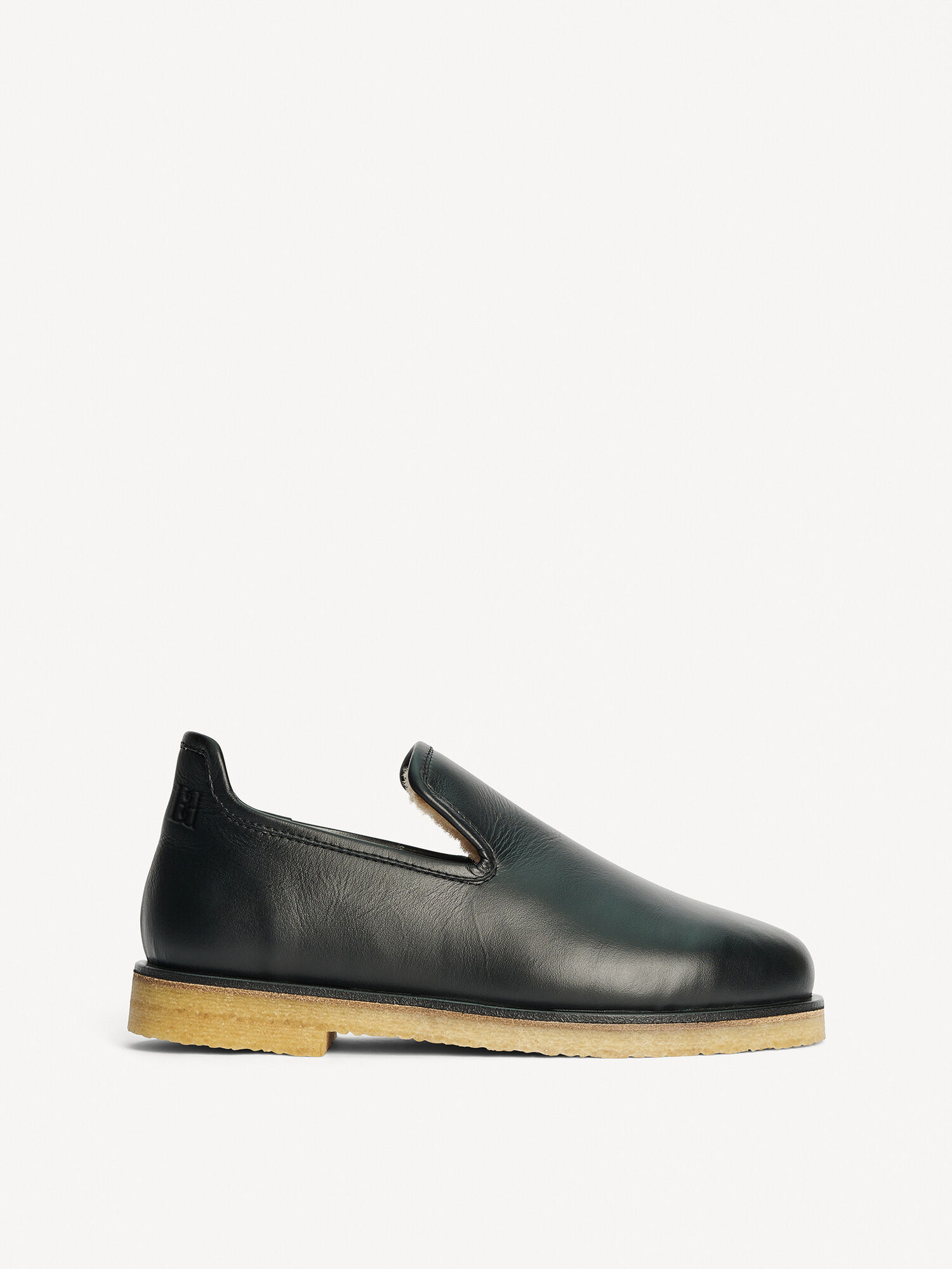 By Malene Birger Romine Leather Slippers Schuhe Schwarz | AT_BB36158