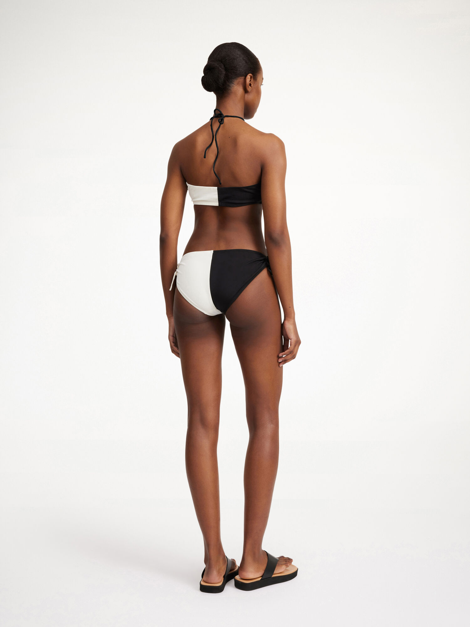 By Malene Birger Seabay Low Bikini Bottoms Bademode Streifen Schwarz Weiß | AT_BB82340