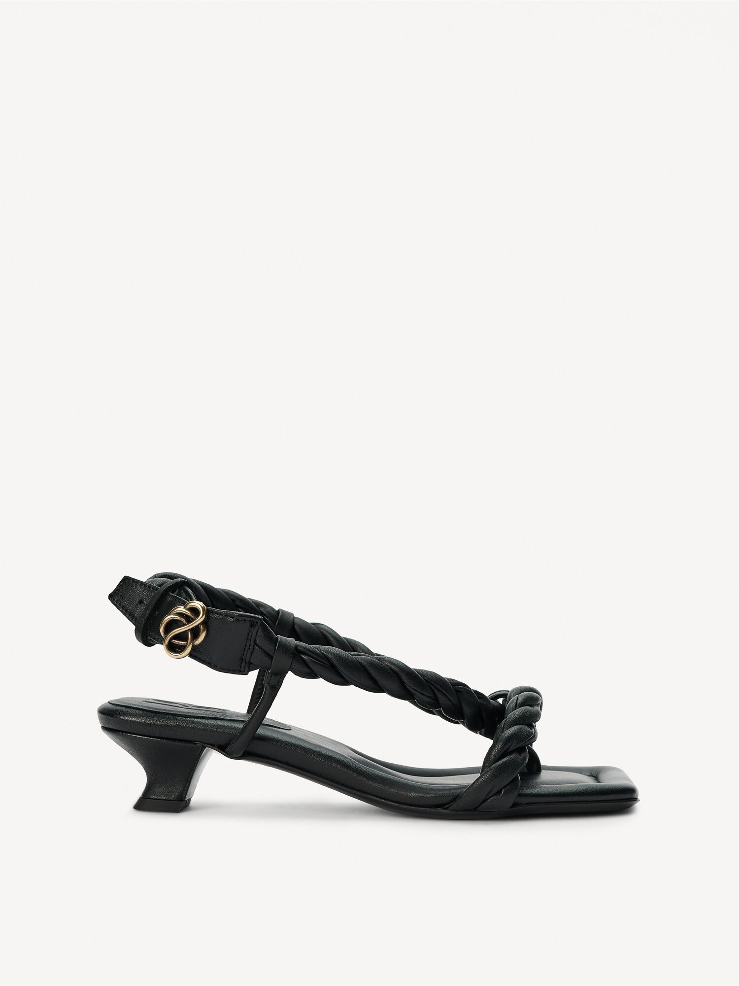 By Malene Birger Temona Leather Sandals Schuhe Schwarz | AT_BB66194