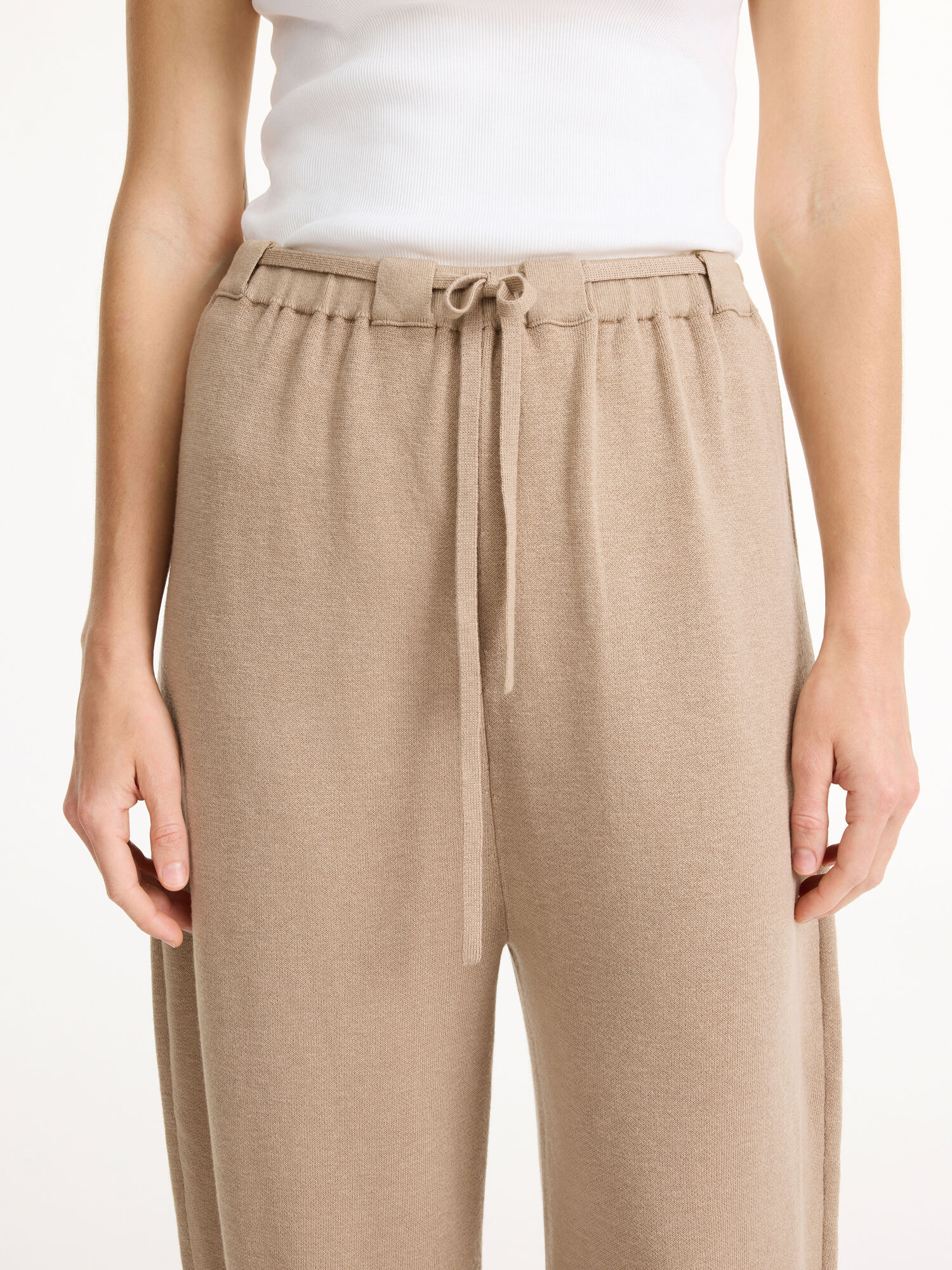 By Malene Birger Tevana High-waisted Trousers Strickwaren Nomad | AT_BB60096