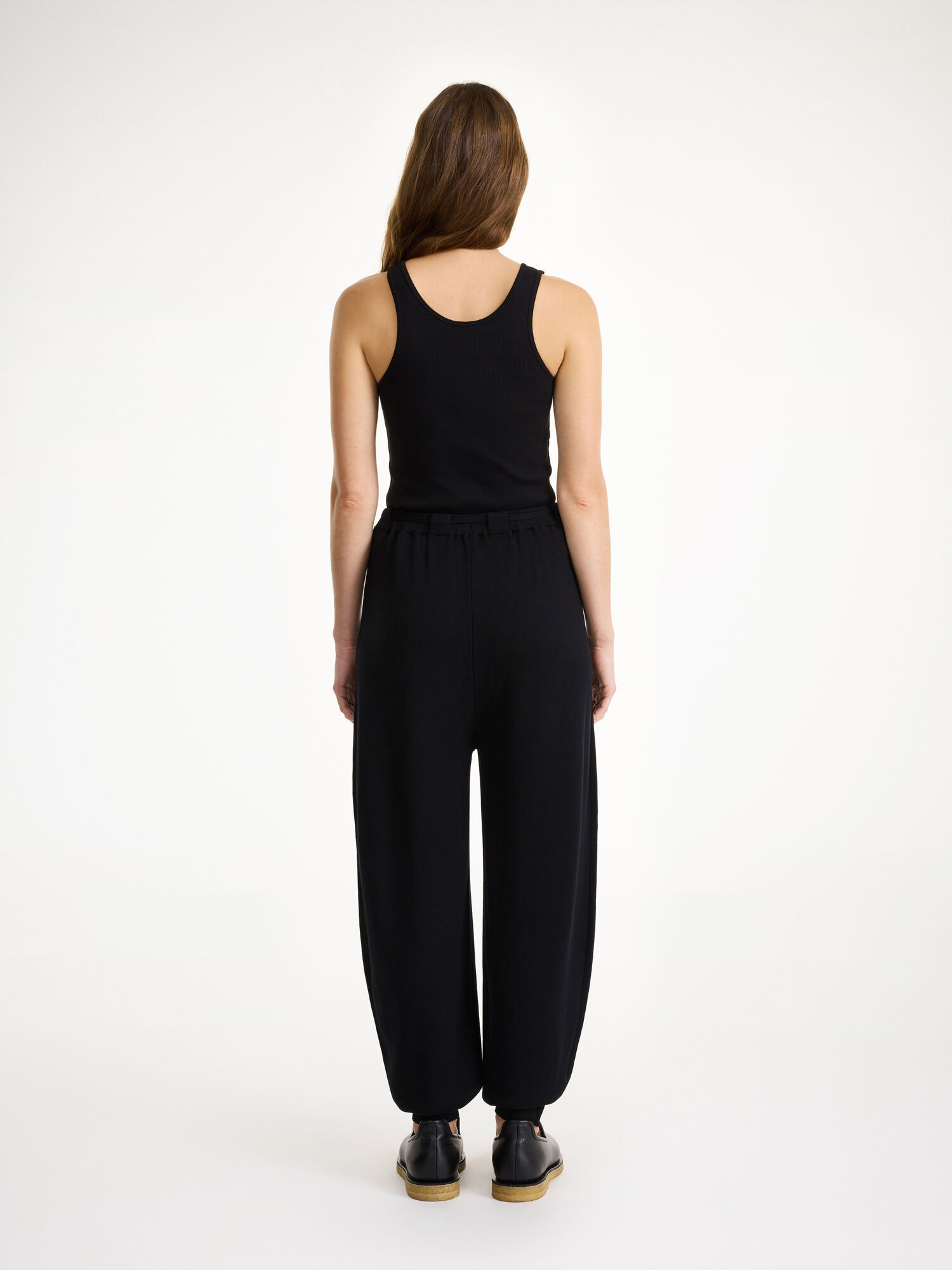 By Malene Birger Tevana High-waisted Trousers Strickwaren Schwarz | AT_BB99634