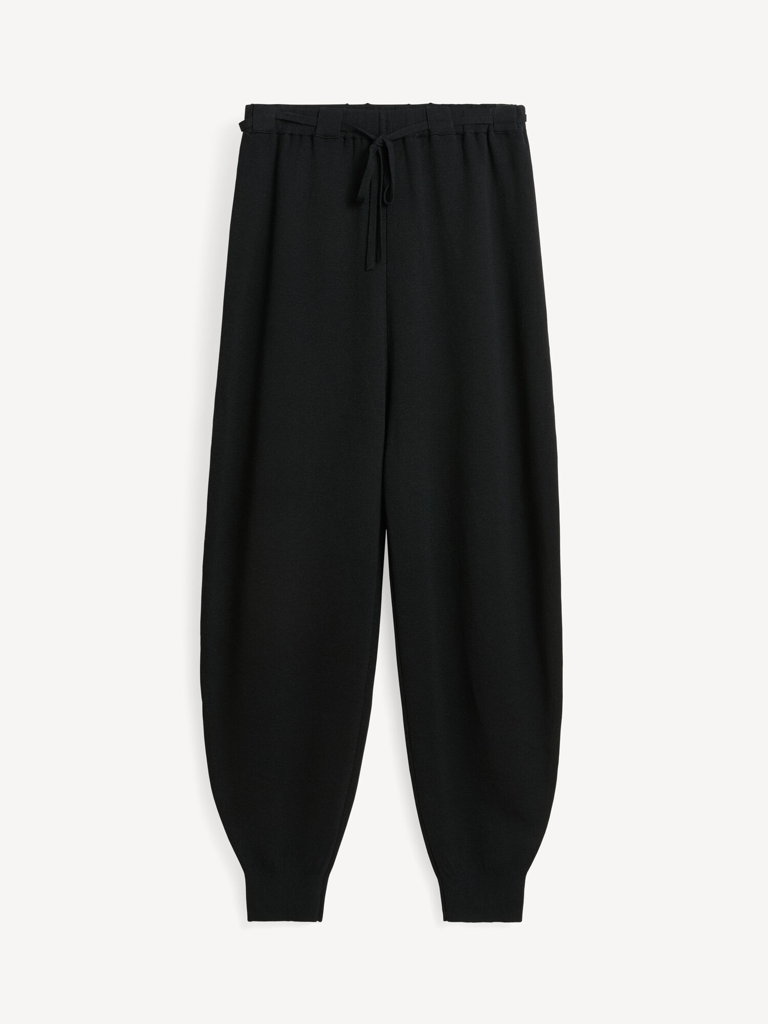 By Malene Birger Tevana High-waisted Trousers Strickwaren Schwarz | AT_BB99634